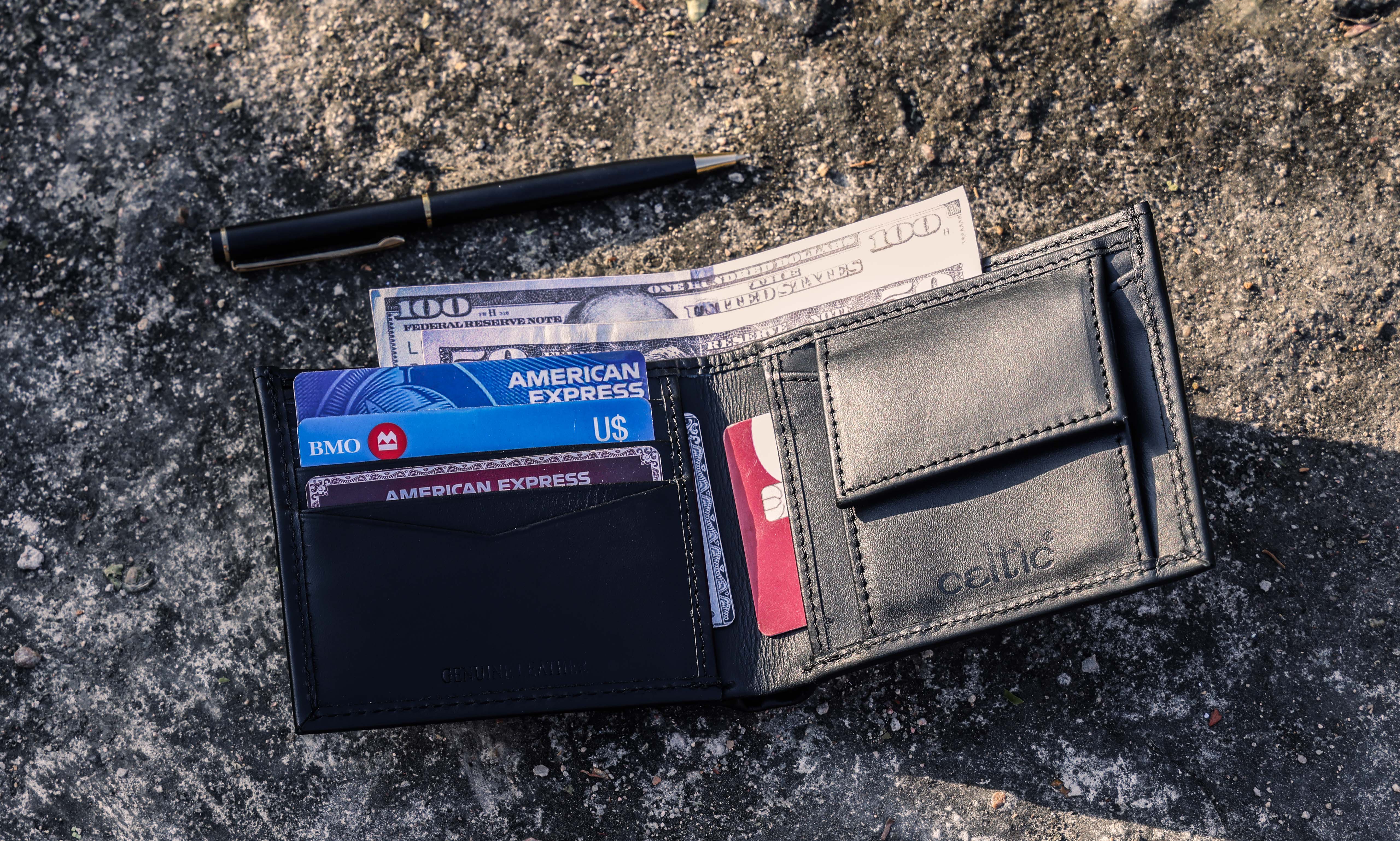 Celtic  Genuine Leather Bi-Fold Wallet with Coin Pocket | Stylish Men’s Wallet - Image 12