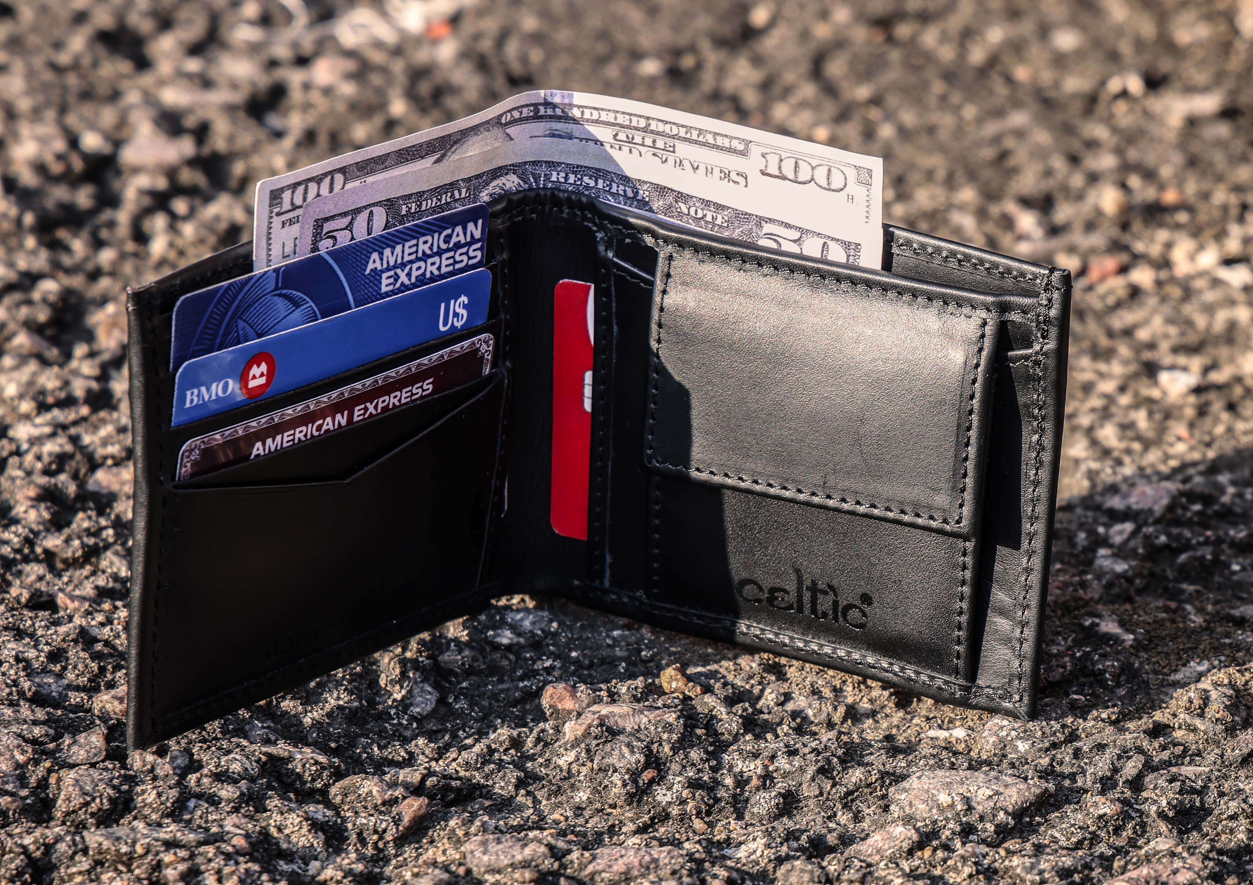 Celtic  Genuine Leather Bi-Fold Wallet with Coin Pocket | Stylish Men’s Wallet - Image 13