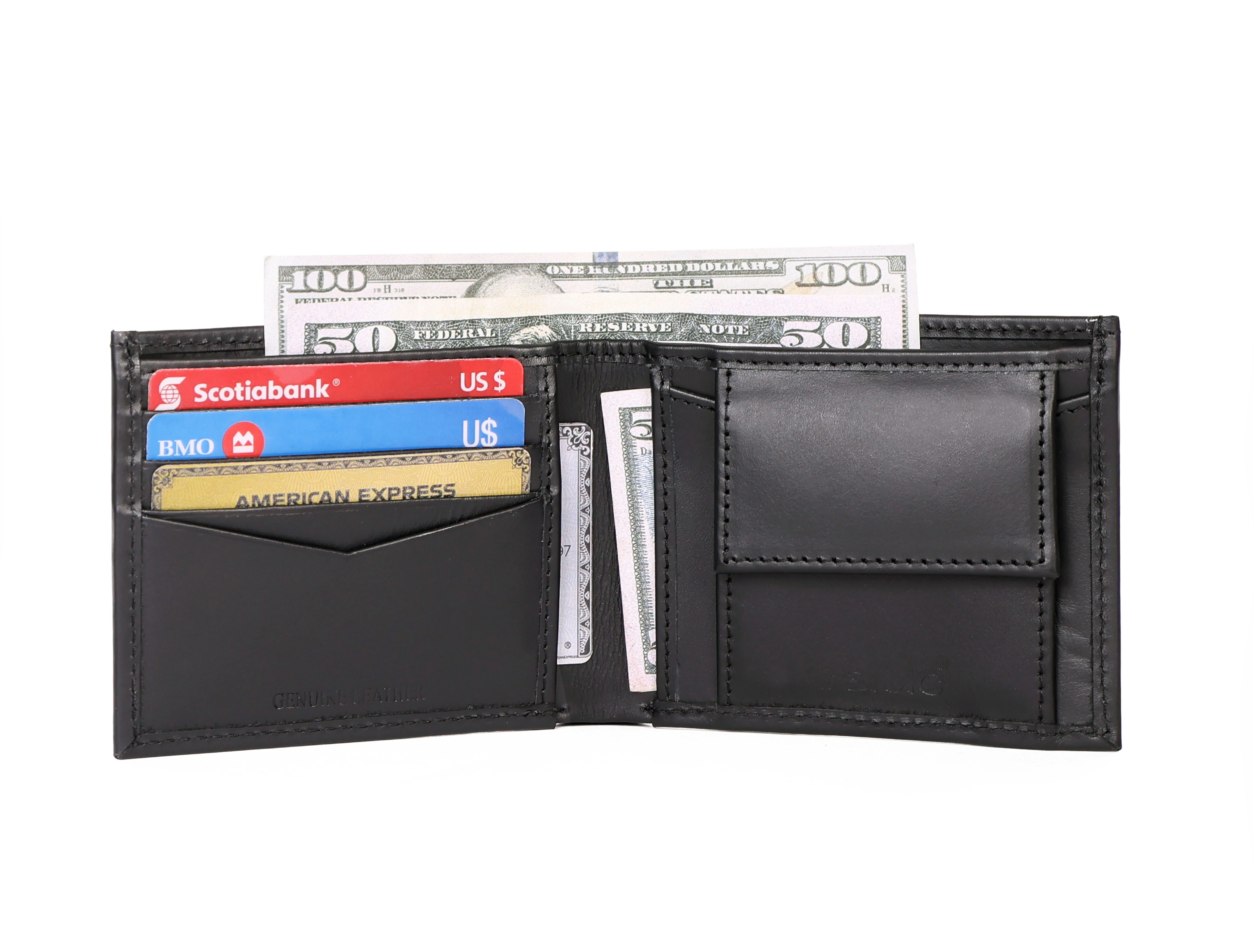 Celtic  Genuine Leather Bi-Fold Wallet with Coin Pocket | Stylish Men’s Wallet - Image 16