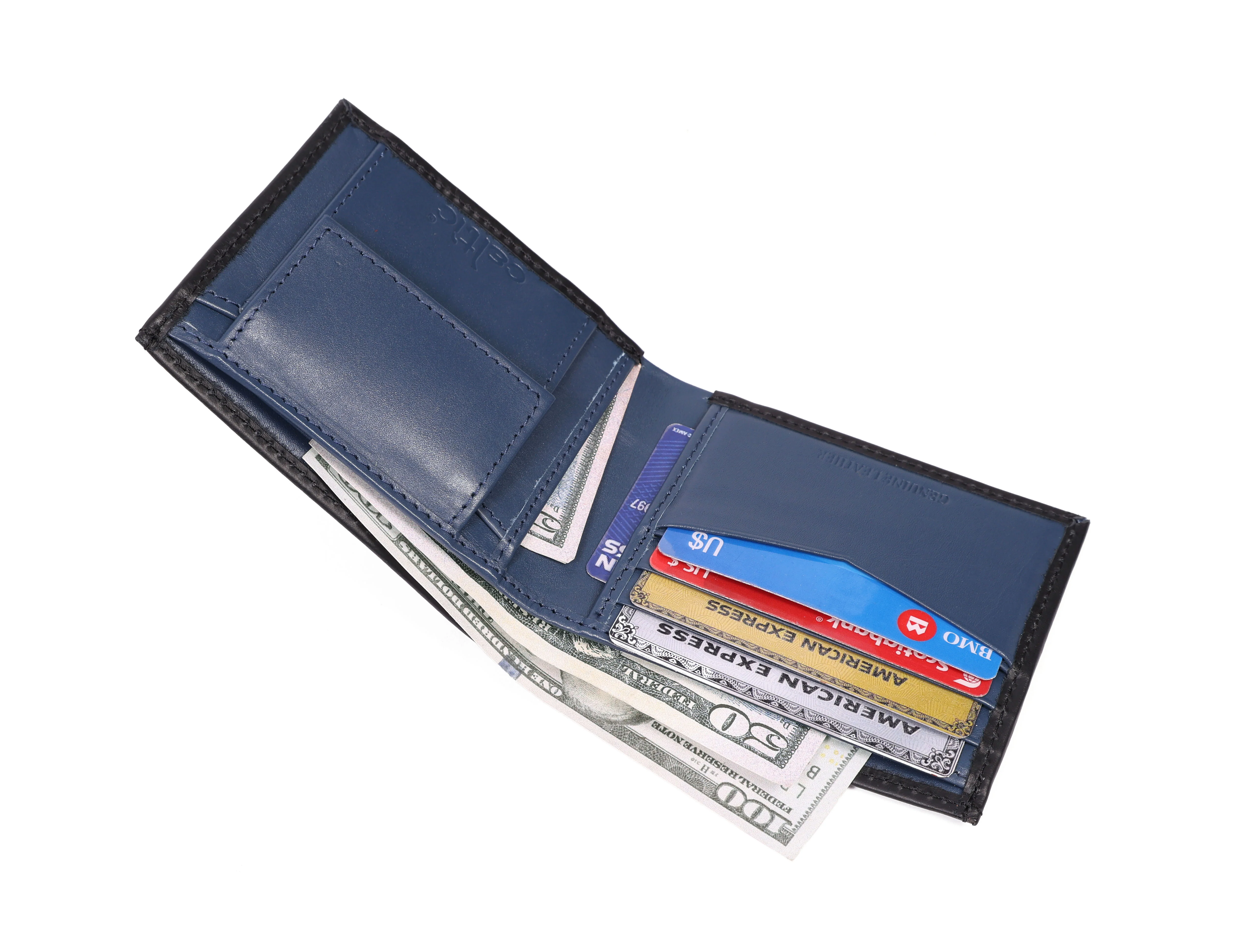 Celtic  Genuine Leather Bi-Fold Wallet with Coin Pocket | Stylish Men’s Wallet - Image 3