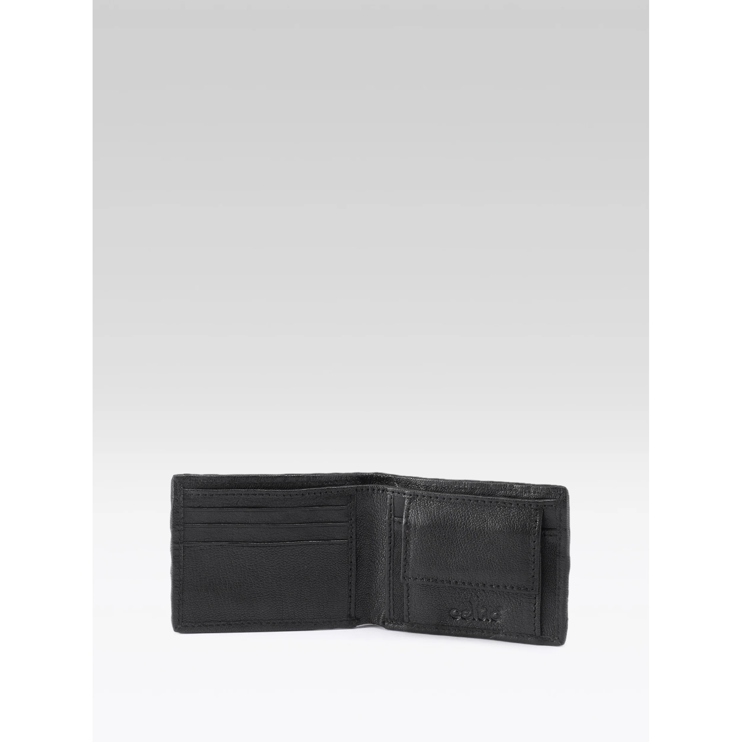 Premium Hand-Woven Leather Wallet with Coin Pocket & Multi-Card Storage by Celtic - Image 11