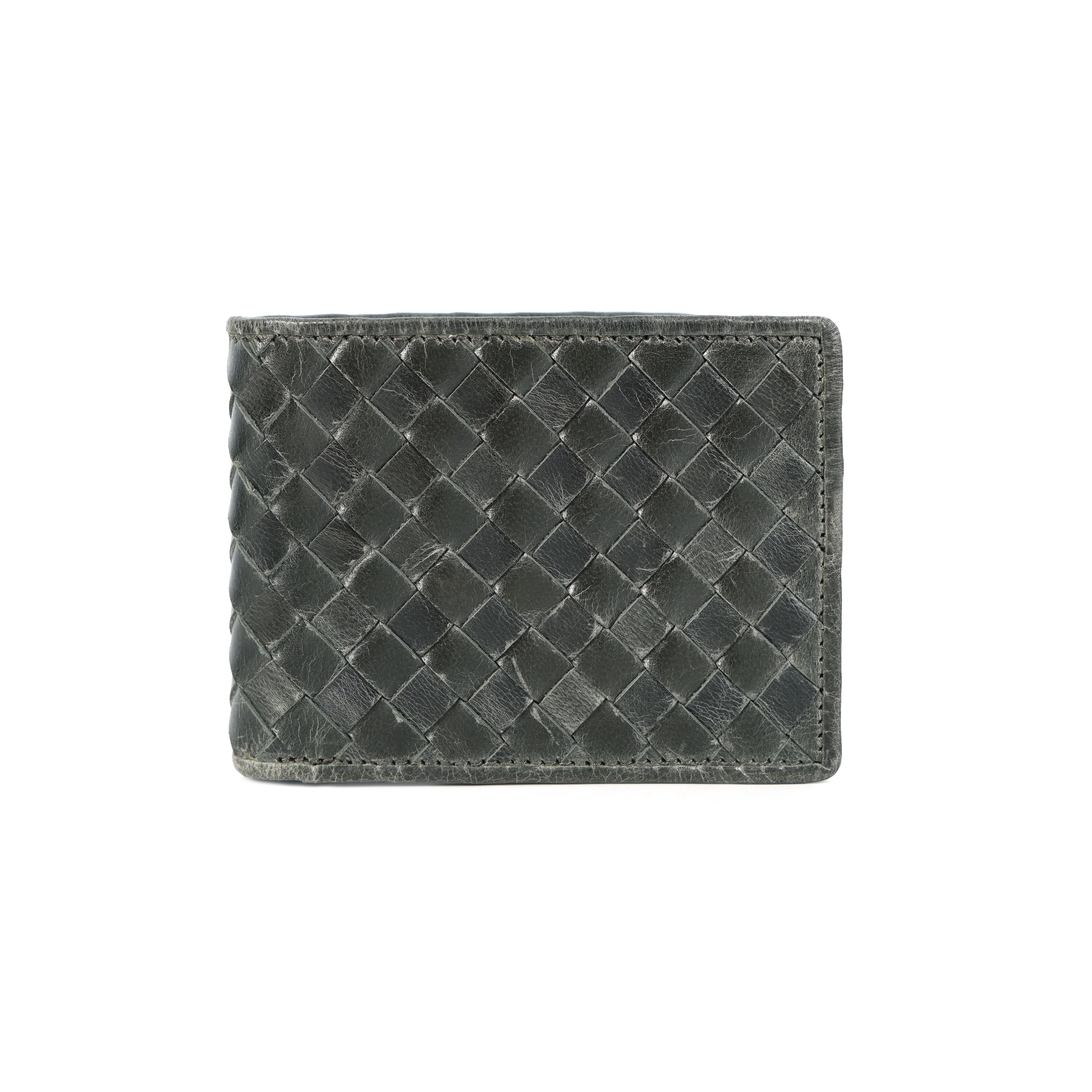 Premium Hand-Woven Leather Wallet with Coin Pocket & Multi-Card Storage by Celtic - Image 5