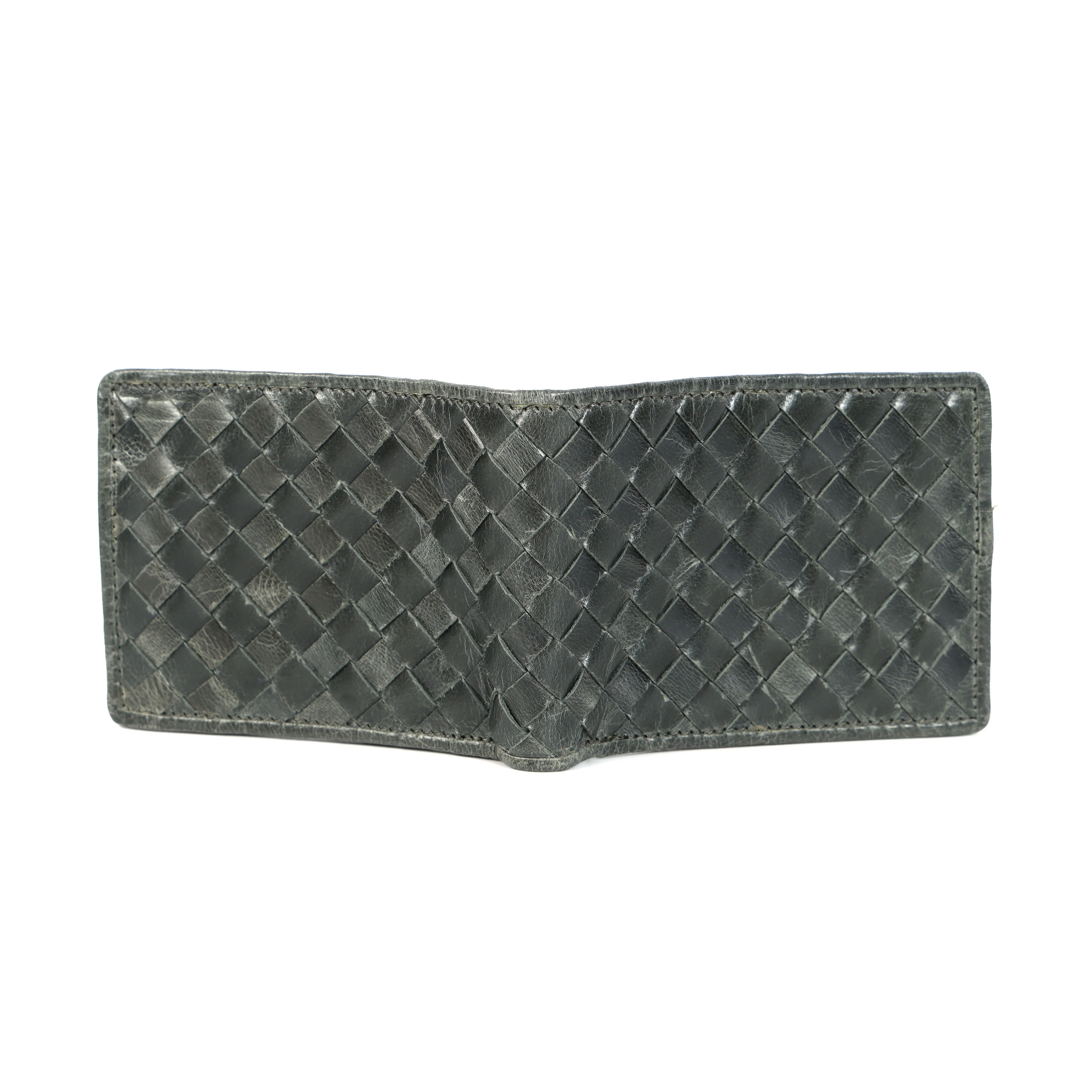 Premium Hand-Woven Leather Wallet with Coin Pocket & Multi-Card Storage by Celtic - Image 8