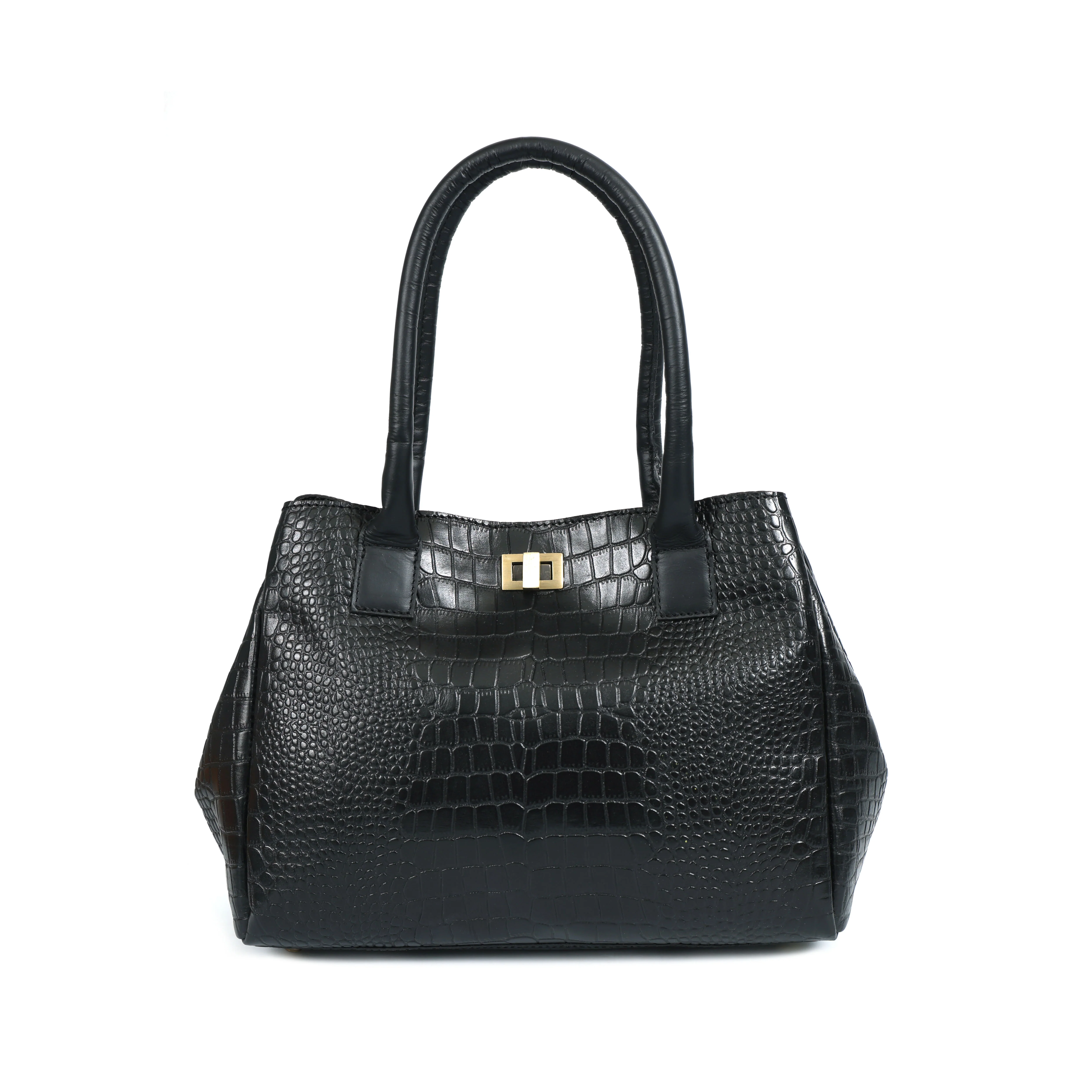 Premium Croc Pattern Leather Women's 4-in-1 Handbag Set (Tote, Shoulder, Sling & clutch) - Image 3