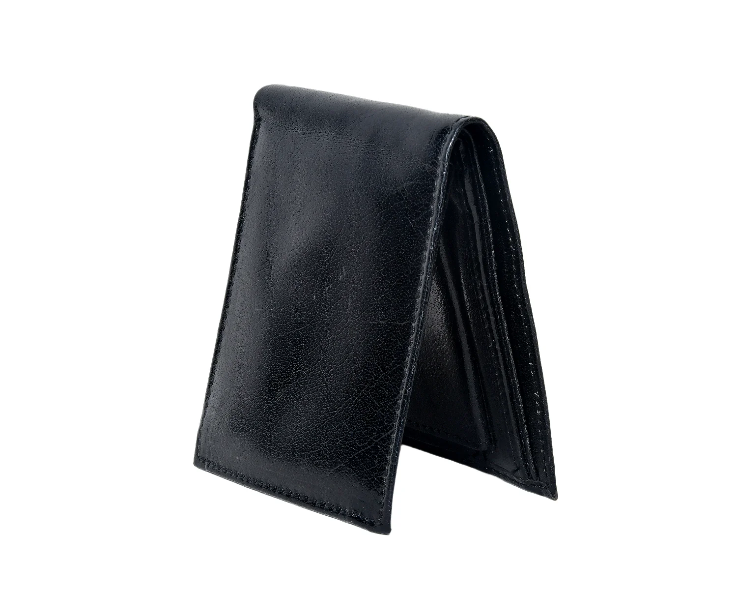 Black Printed Belt with Matte Buckle & Leather Wallet Gift Combo - Image 5