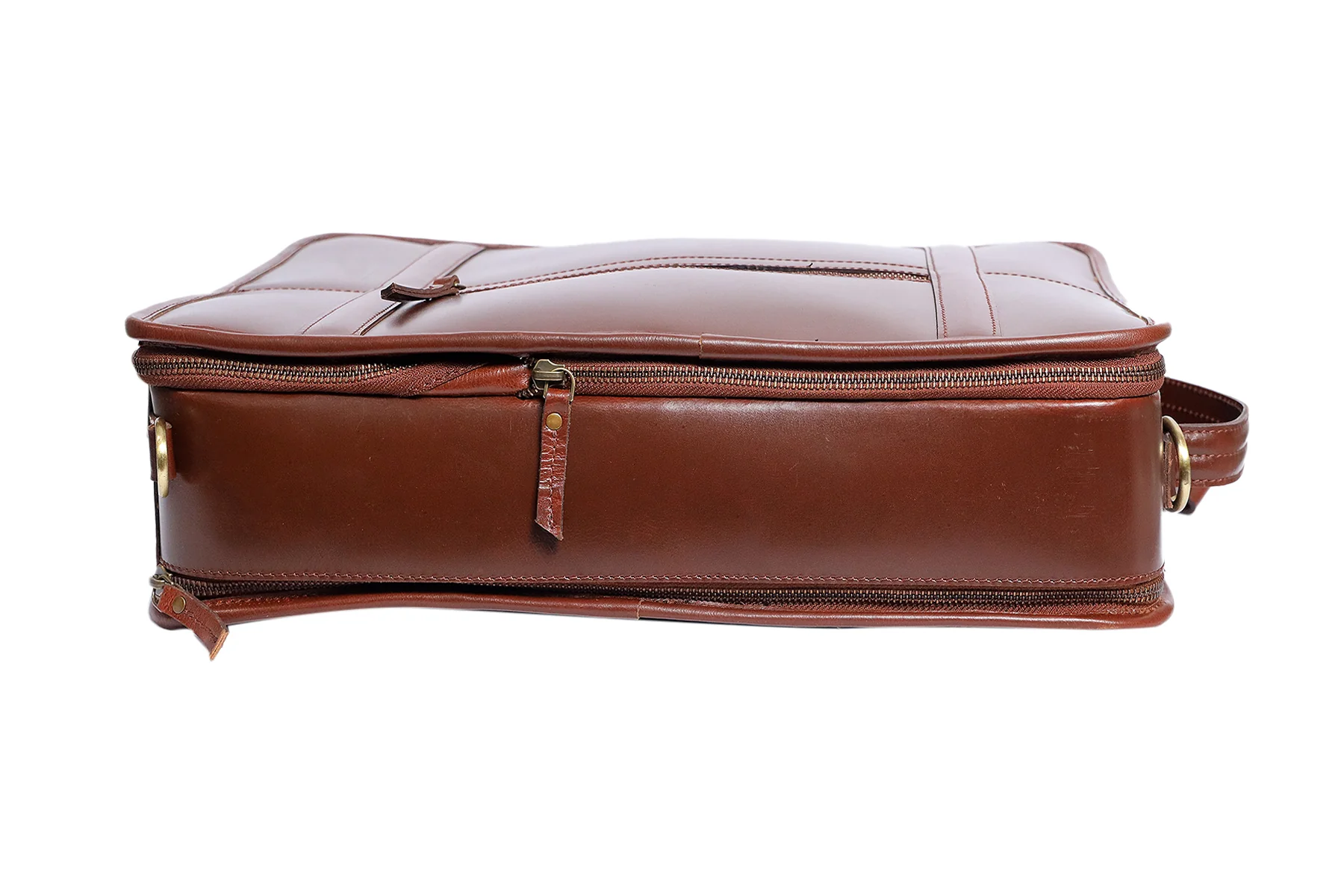 Premium Full-Grain Leather DSLR Camera Messenger & Travel Photography Bag - Image 5