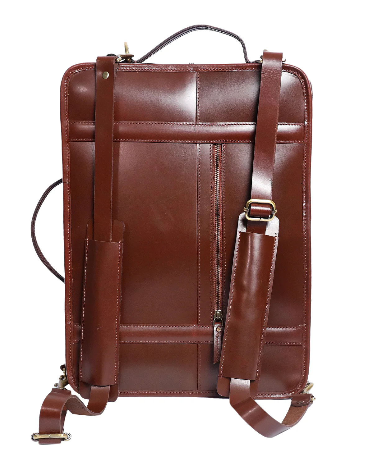 Premium Full-Grain Leather DSLR Camera Messenger & Travel Photography Bag - Image 7