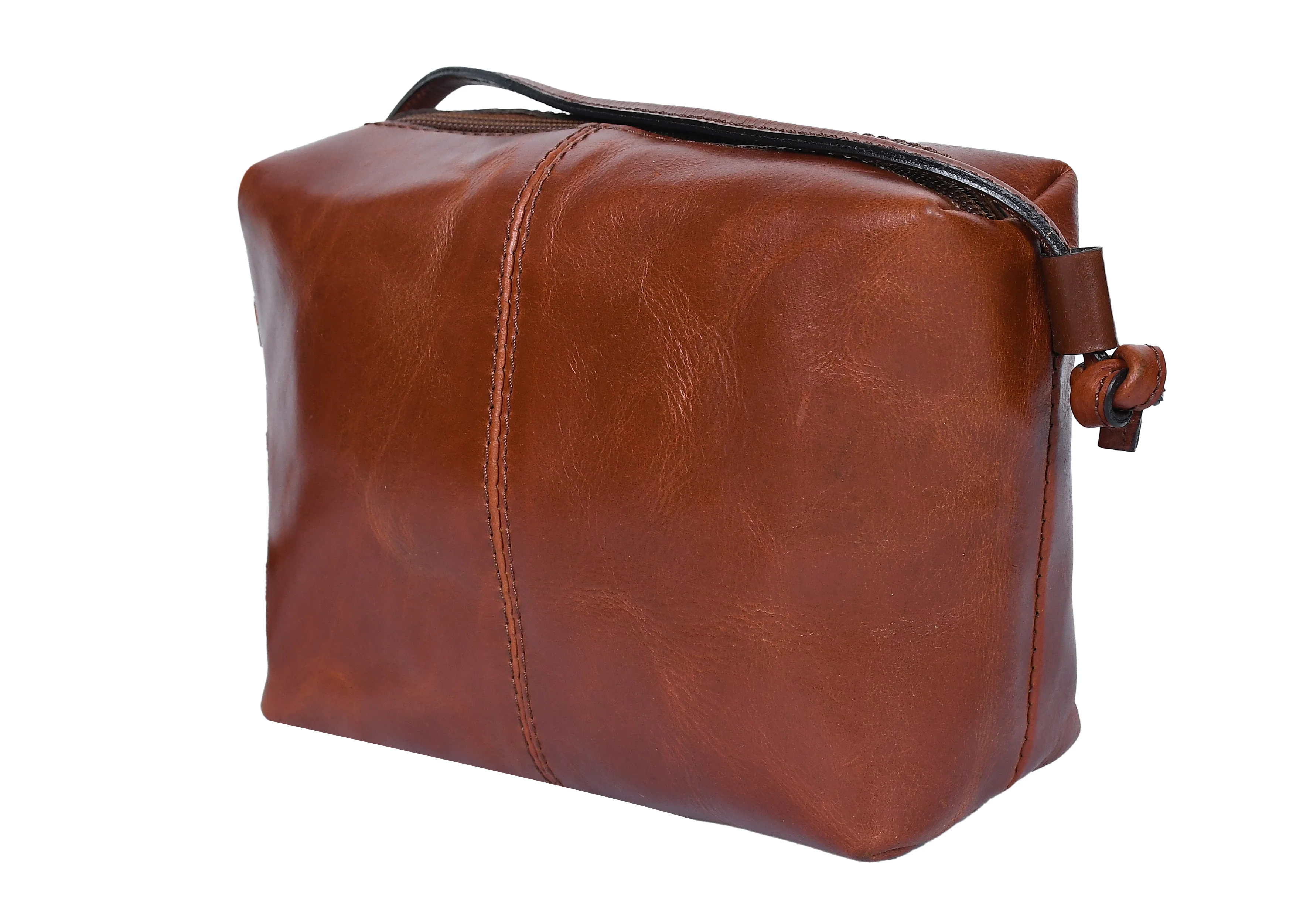 Premium Leather Crossbody bag with Top Zip Closure - Image 4
