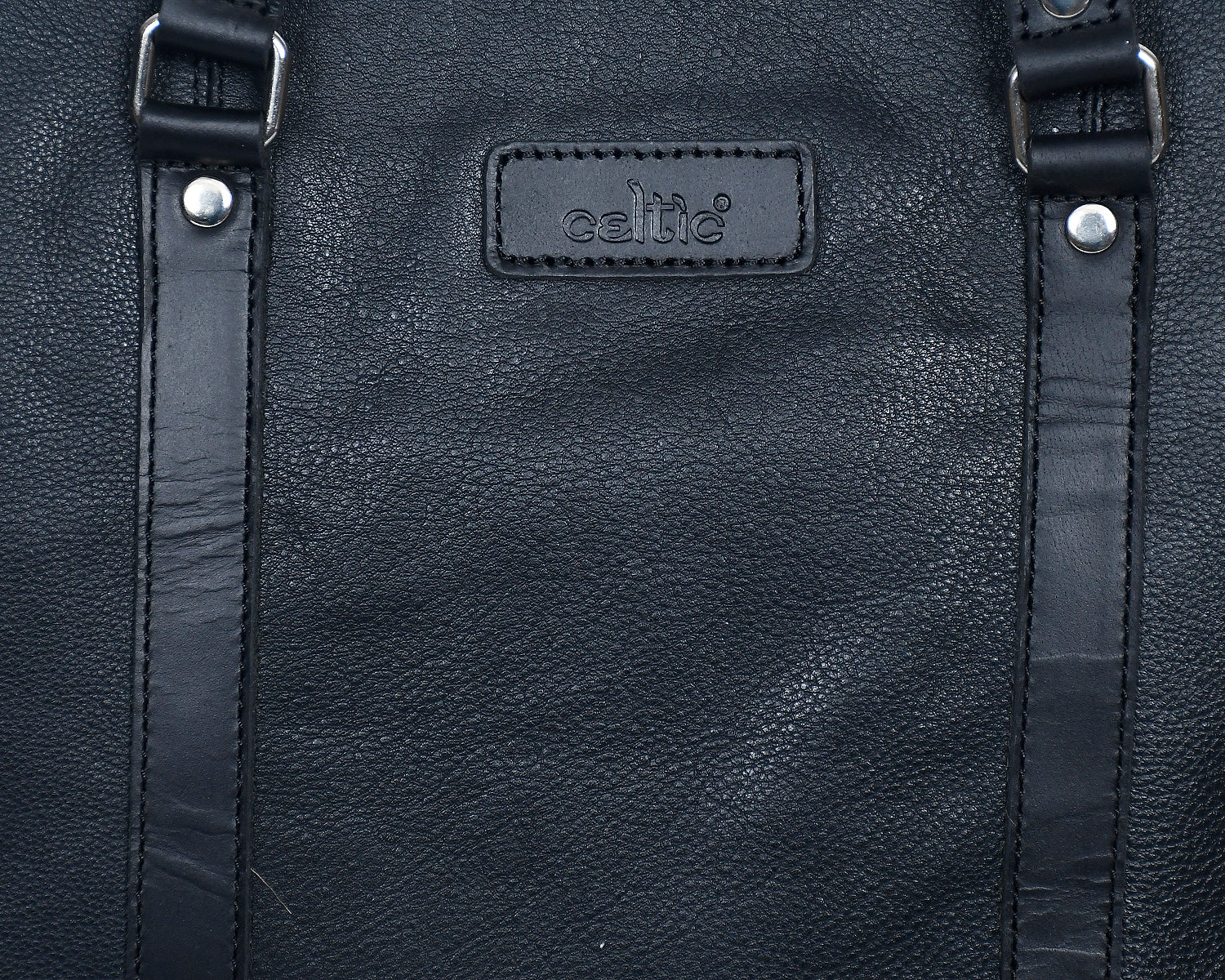 Premium Full-Grain Leather Laptop & Work Bag with Detachable Shoulder Strap - Image 4