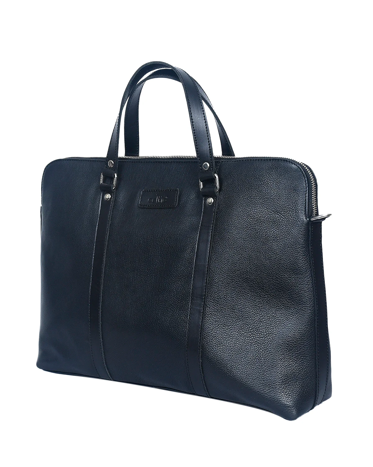 Premium Full-Grain Leather Laptop & Work Bag with Detachable Shoulder Strap - Image 6