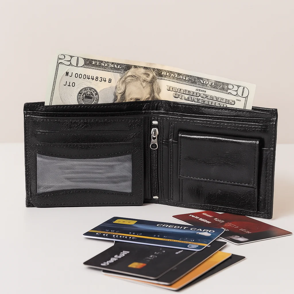 Premium  Genuine Leather Mens Wallet | Multiple Card Slots - Image 3