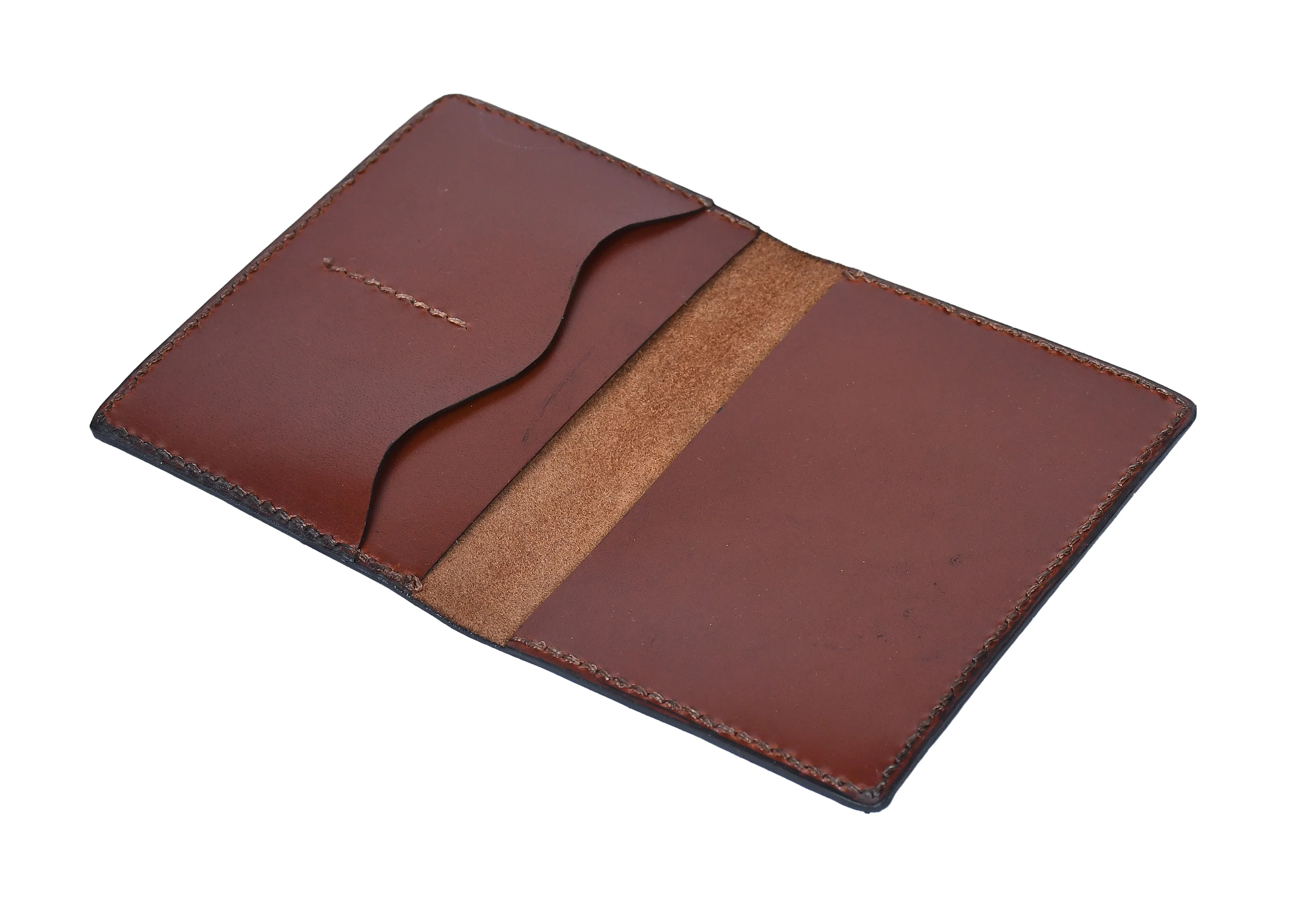 Premium Leather passport case with Compartment - Image 10
