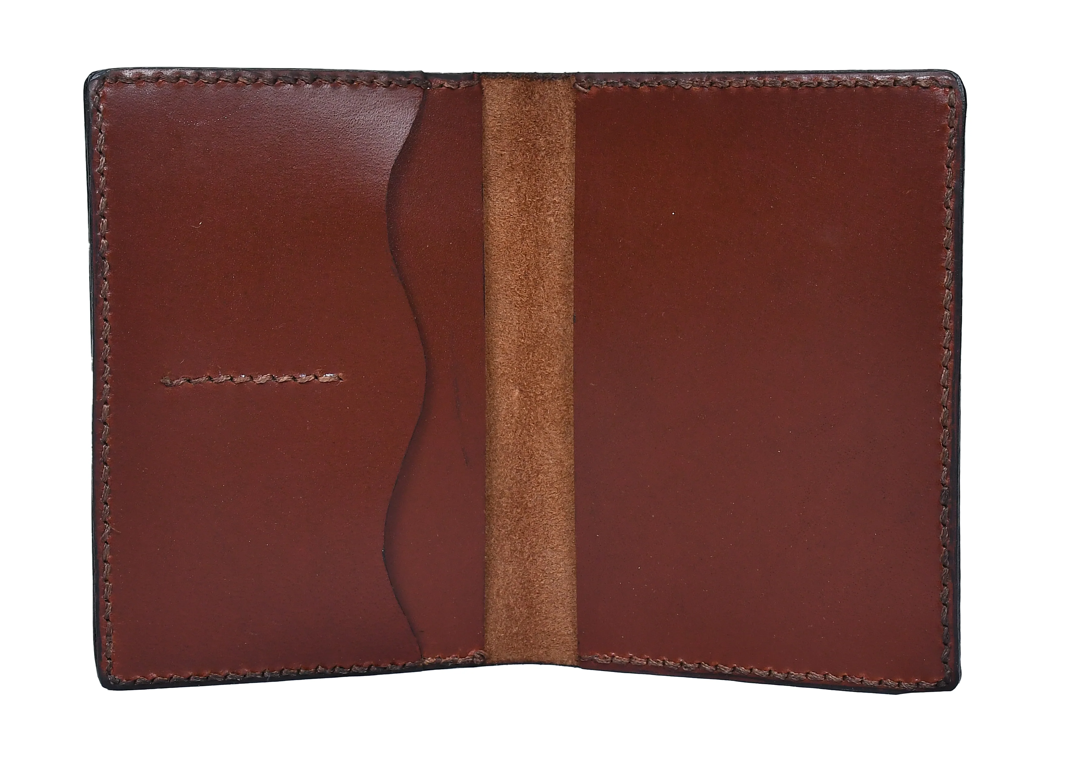 Premium Leather passport case with Compartment - Image 6