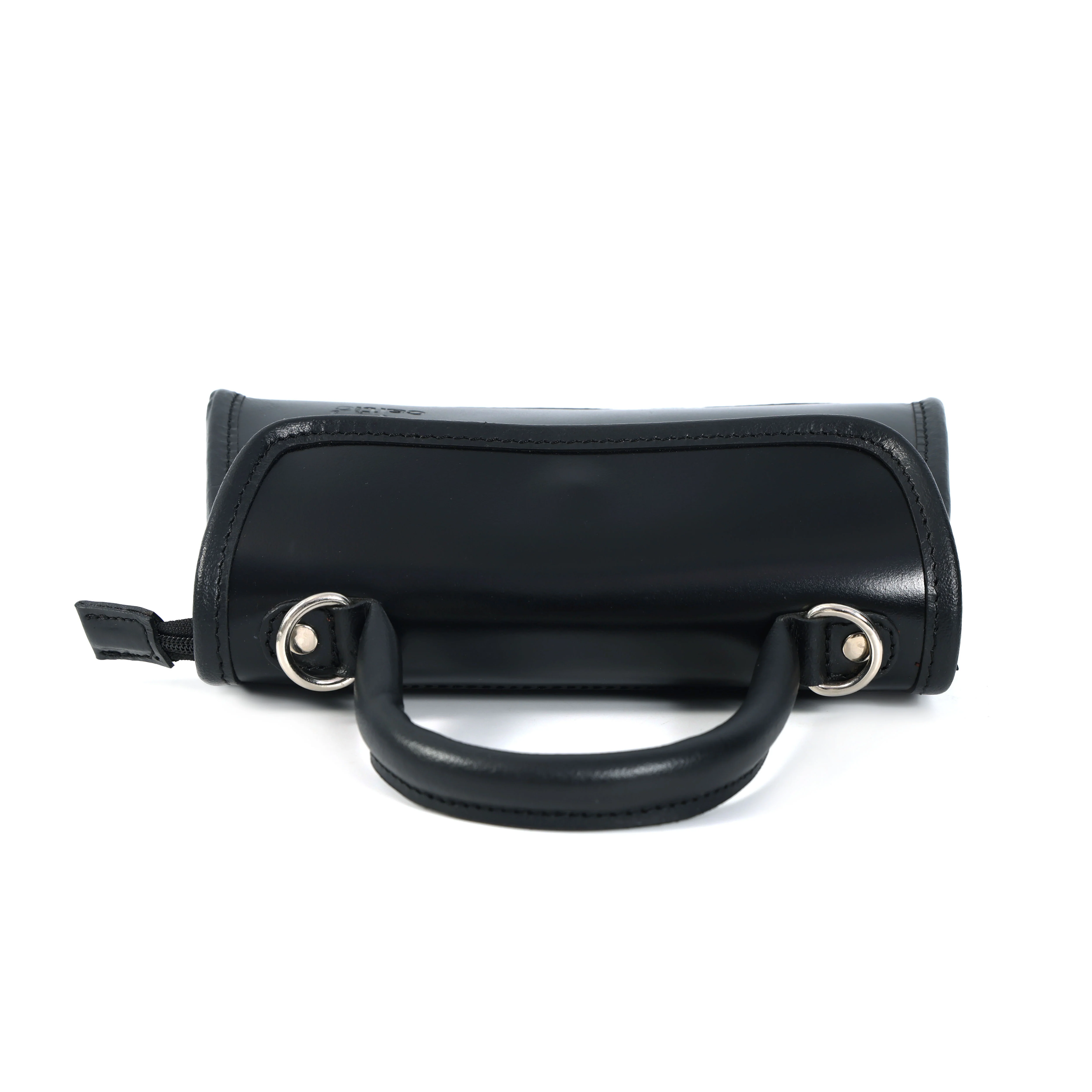 Premium  Leather Top-Handle Handbag with Flap Closure - Image 13