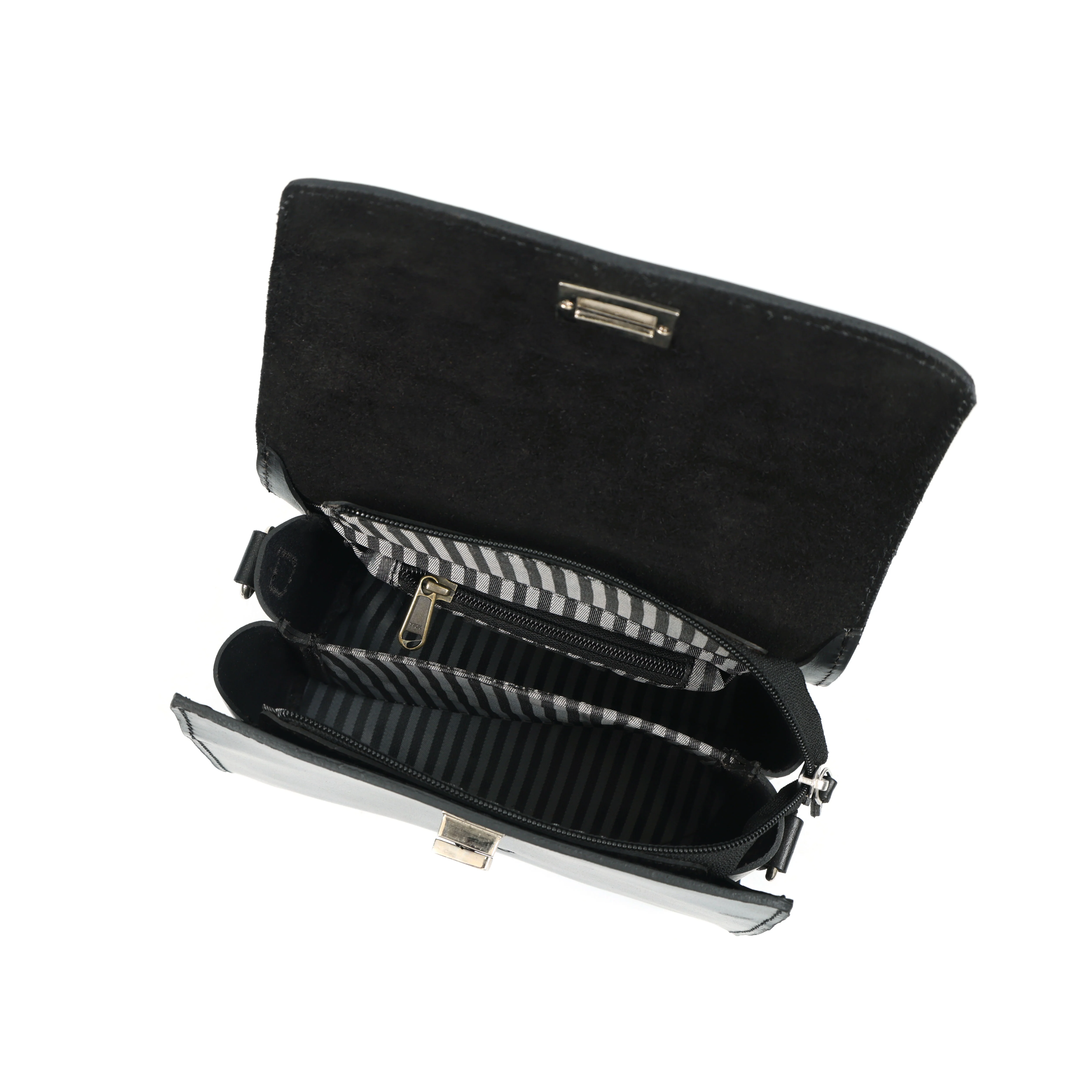 Premium Genuine Leather Handbag with Top Handle & Crossbody Strap - Image 4