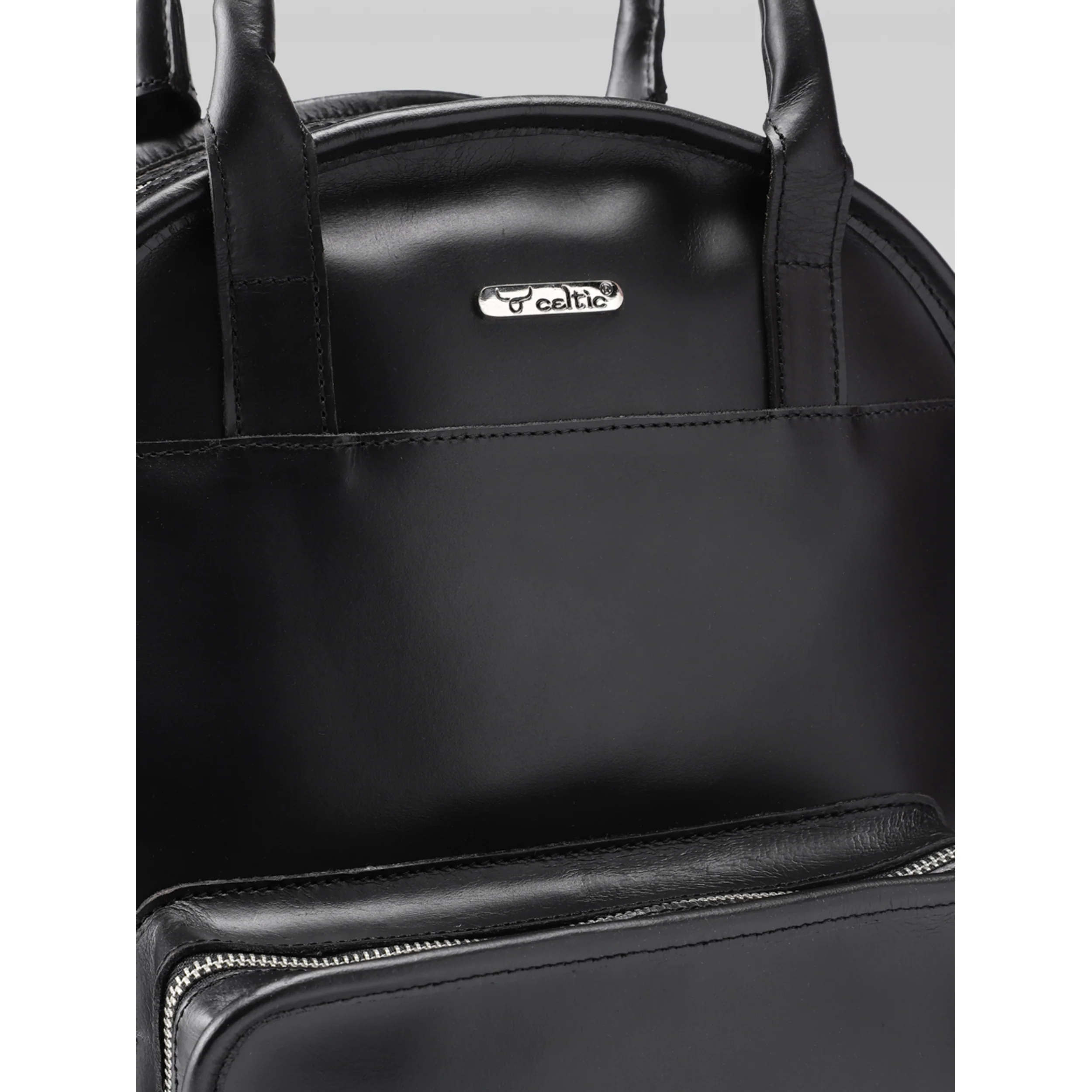 Premium Genuine Leather  Backpack with Front Utility Pocket - Image 14