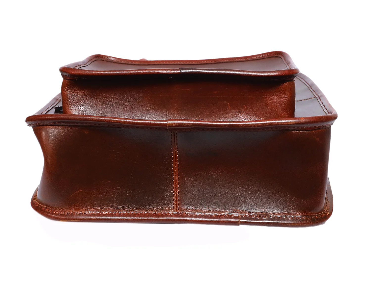 Premium Genuine Leather  Backpack with Front Utility Pocket - Image 4
