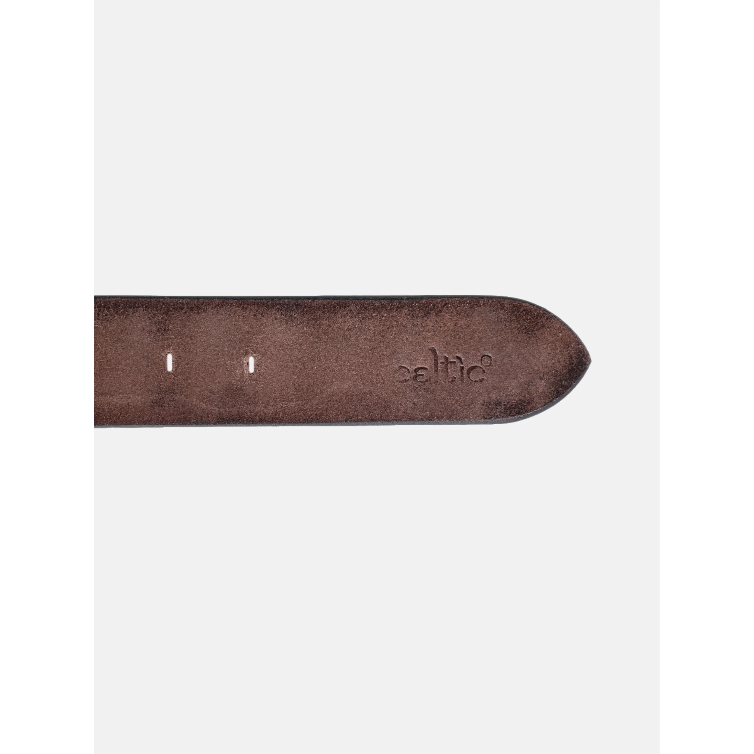 Premium Handcrafted Floral Tooled Leather Belt With Turquoise Inlay And Vintage Buckle - Image 5