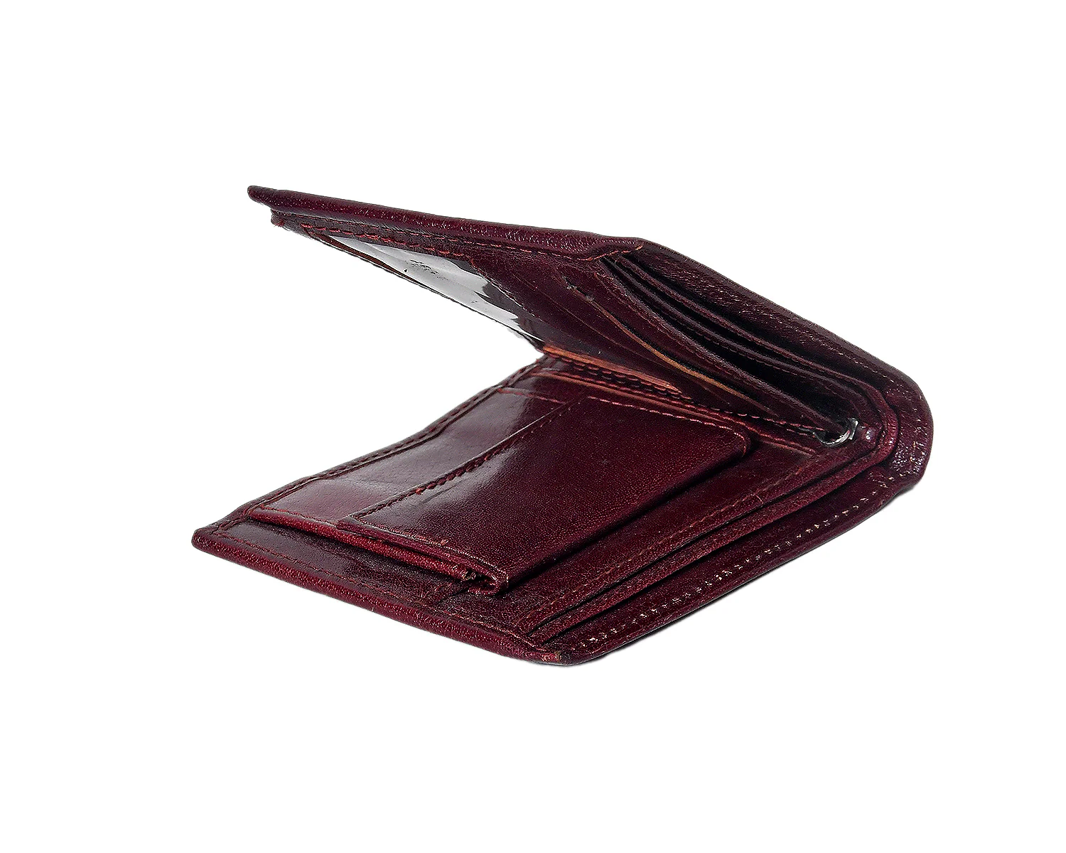 Premium Genuine Leather Men"s Wallet | Slim Bifold with Coin Pocket. - Image 5