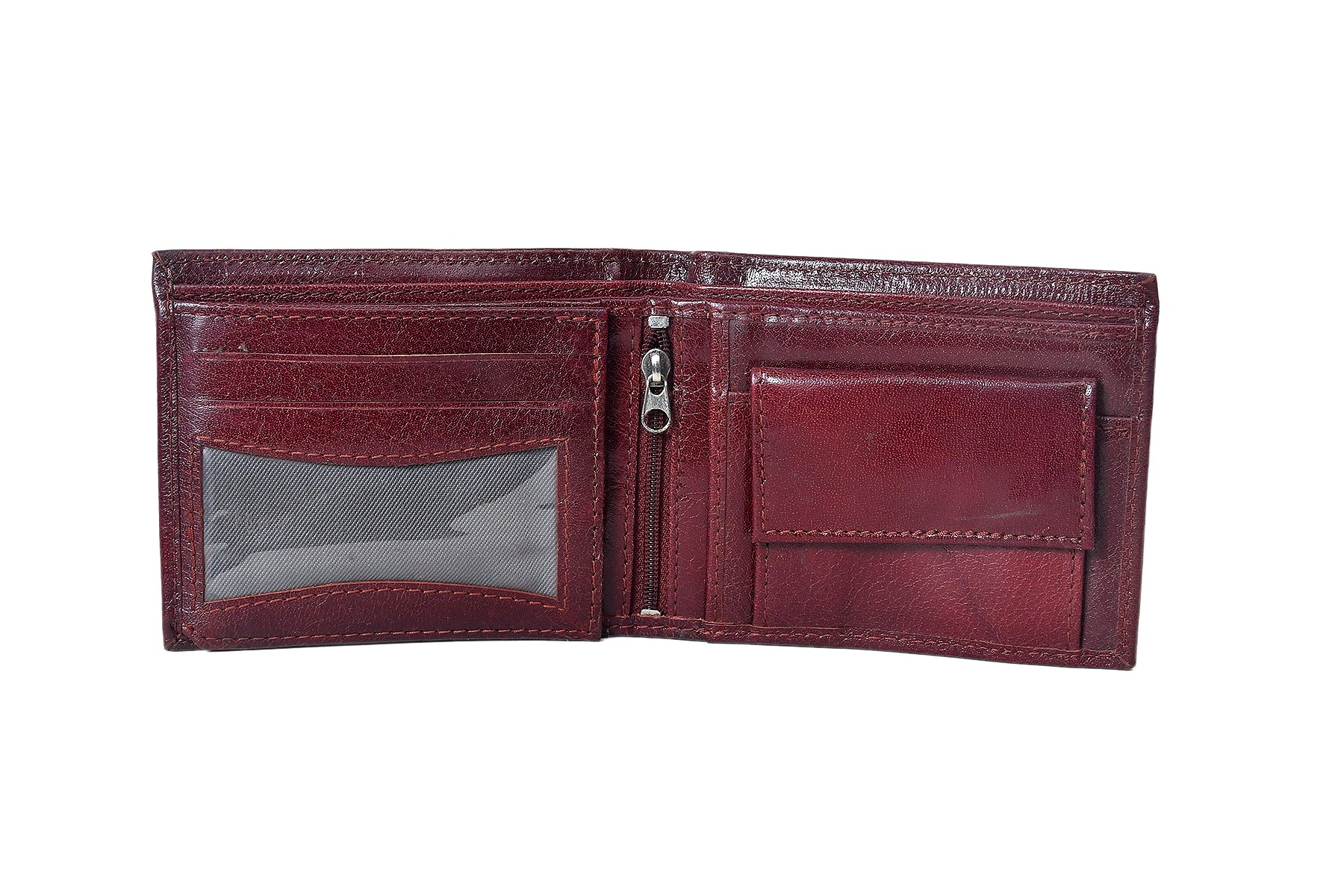 Premium Genuine Leather Men"s Wallet | Slim Bifold with Coin Pocket. - Image 6