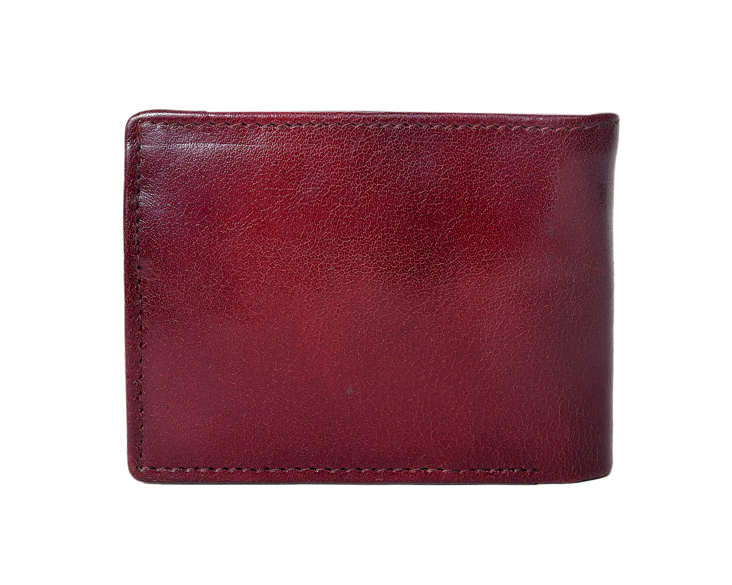 Premium Export Quality Genuine Leather Wallet for Men | Multiple Card Slots & Zip Coin Pocket - Image 3
