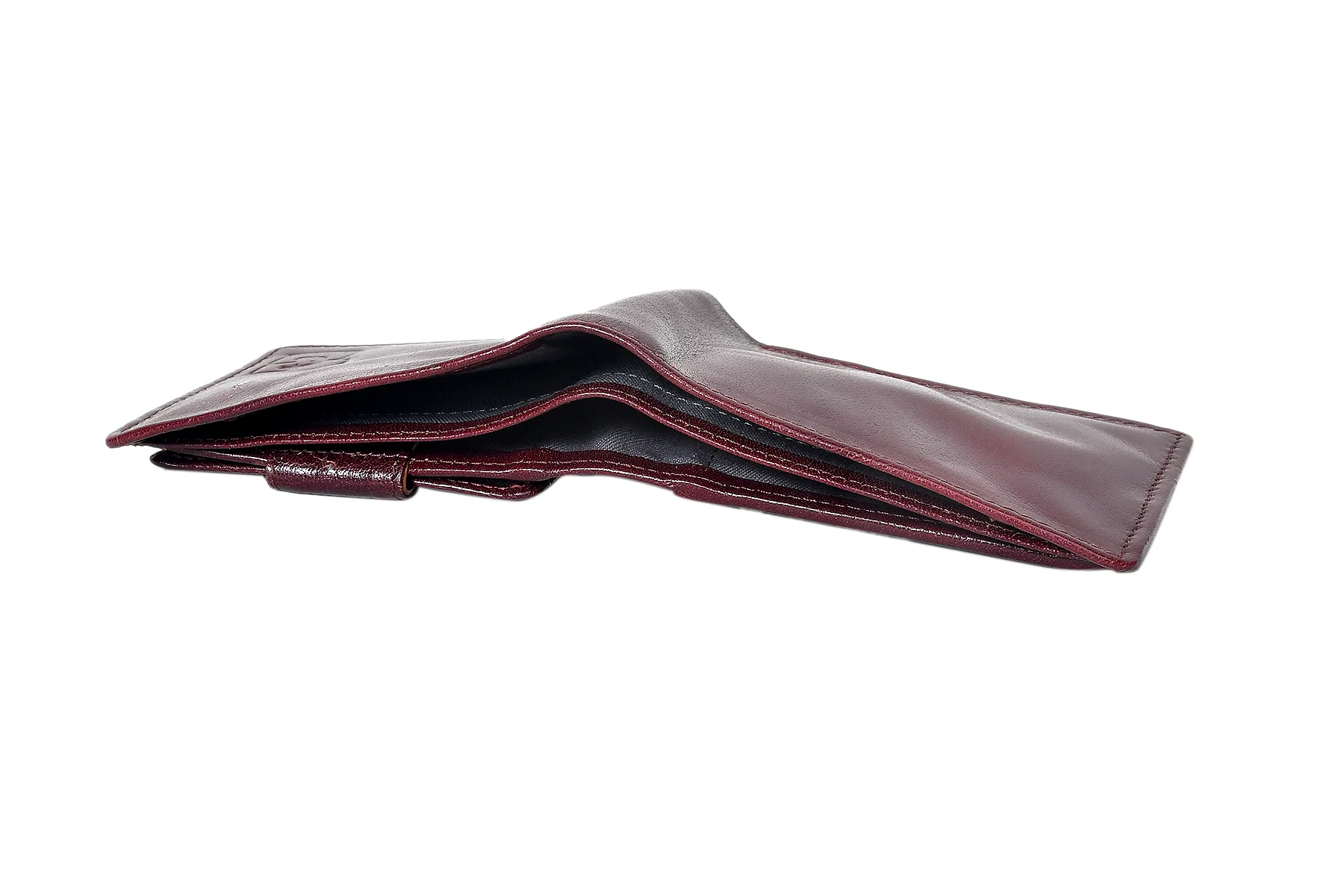 Premium Export Quality Genuine Leather Wallet for Men | Multiple Card Slots & Zip Coin Pocket - Image 5