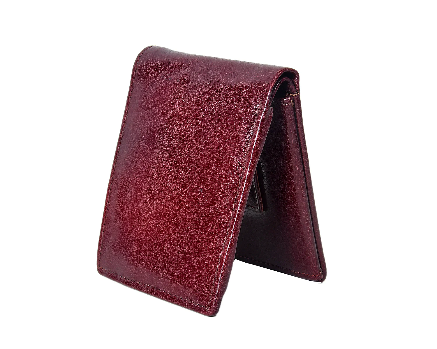 Premium Export Quality Genuine Leather Wallet for Men | Multiple Card Slots & Zip Coin Pocket - Image 6