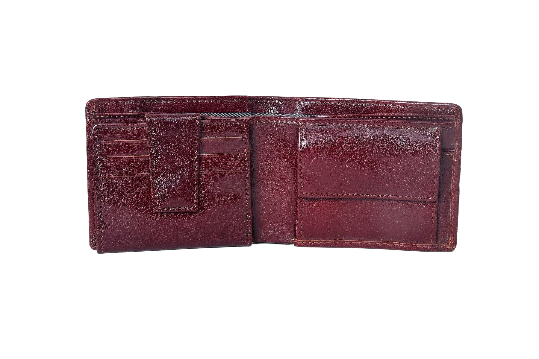 Premium Export Quality Genuine Leather Wallet for Men | Multiple Card Slots & Zip Coin Pocket - Image 7