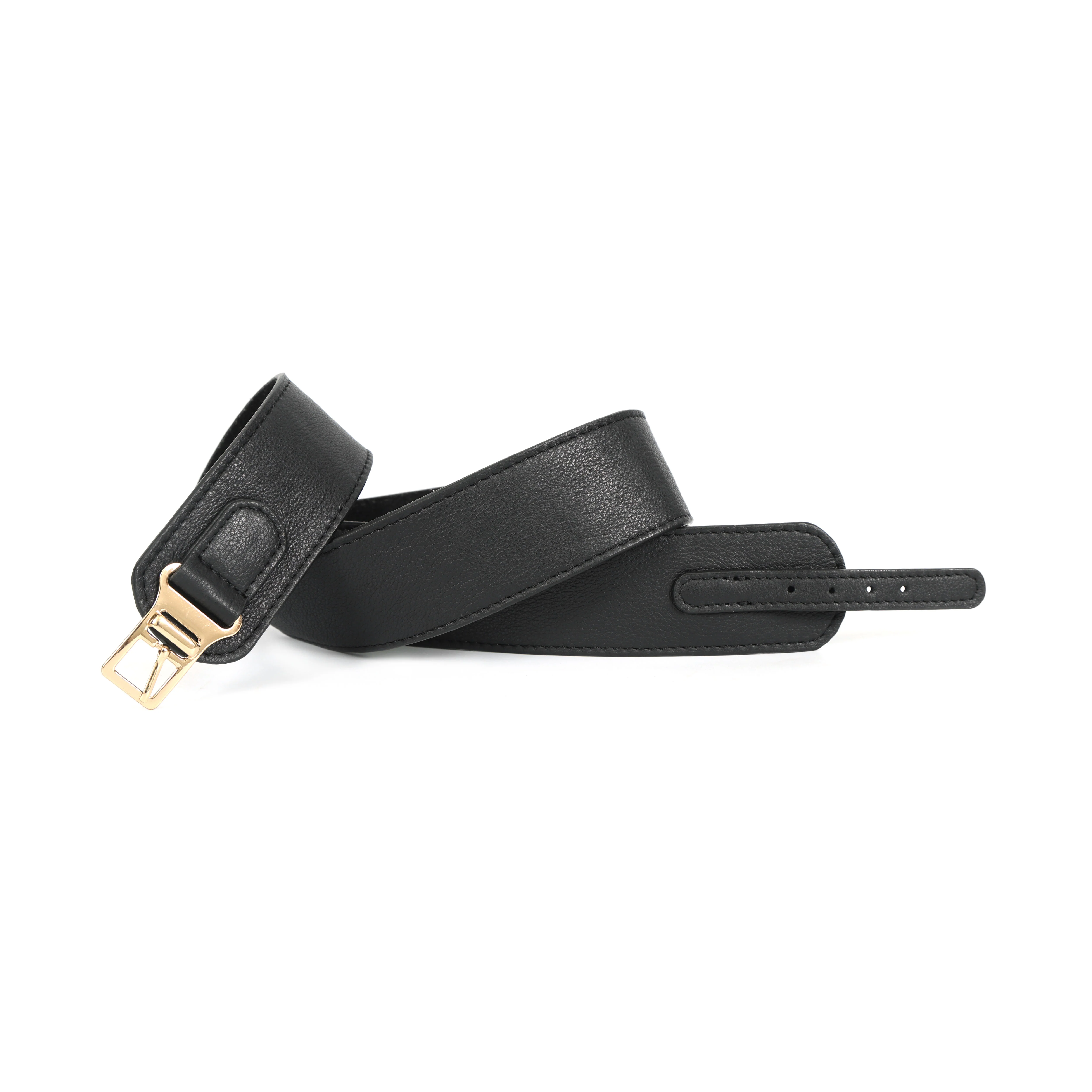 Celtic Classic Black Genuine Leather Belt for Men | Elegant Slim Adjustable Formal & Casual Belt - Image 4