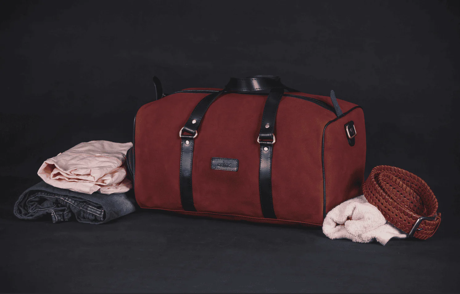 Premium Canvas Travel Duffel Bag with Shoe Compartment  Weekender & Gym Bag - Image 19