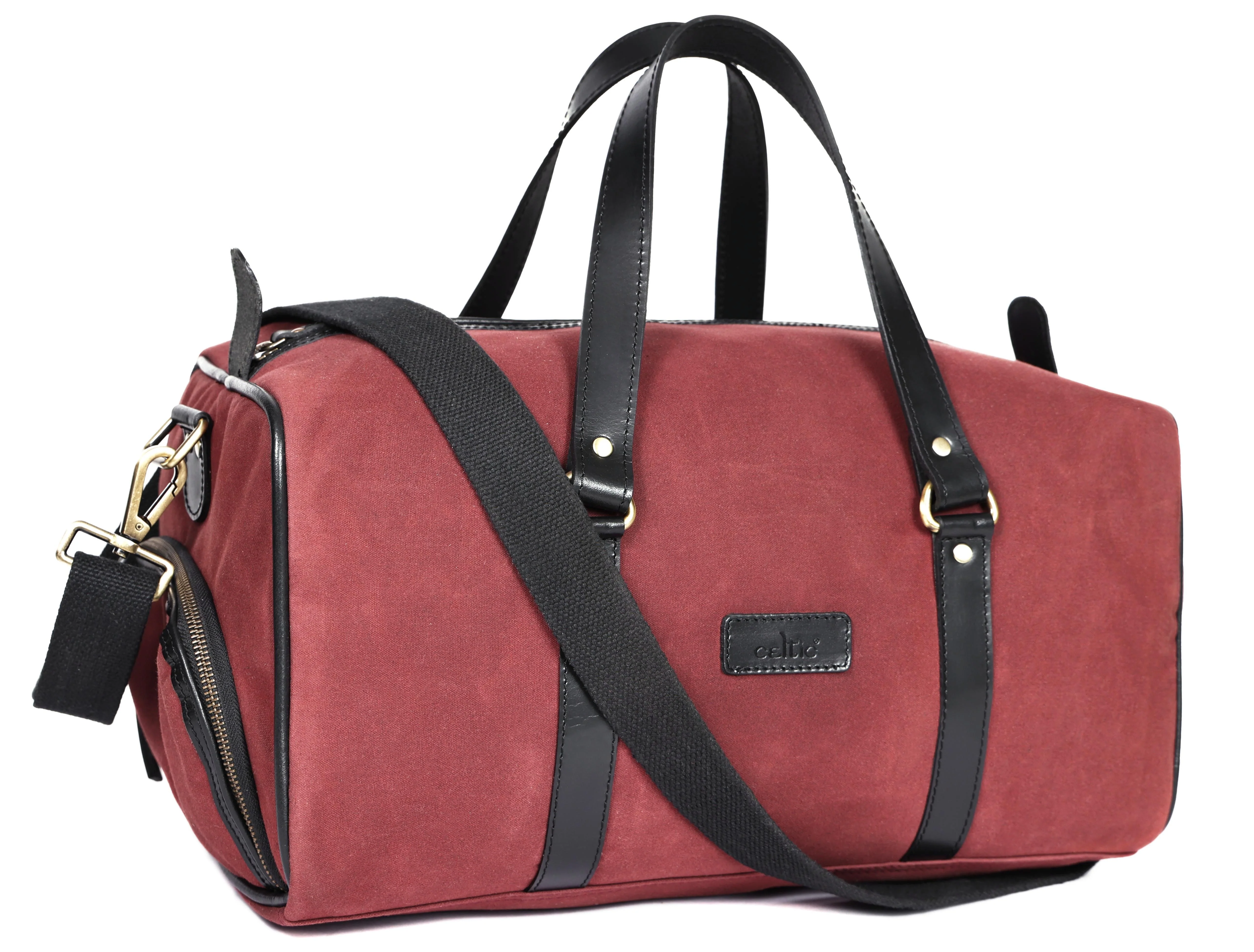 Premium Canvas Travel Duffel Bag with Shoe Compartment  Weekender & Gym Bag - Image 20