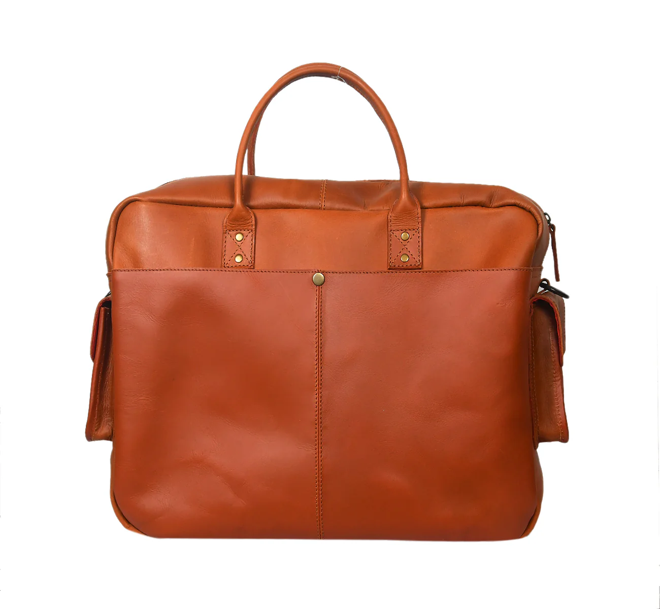 Unisex Leather Messenger & Travel Satchel Bag with Adjustable Shoulder Strap - Image 6