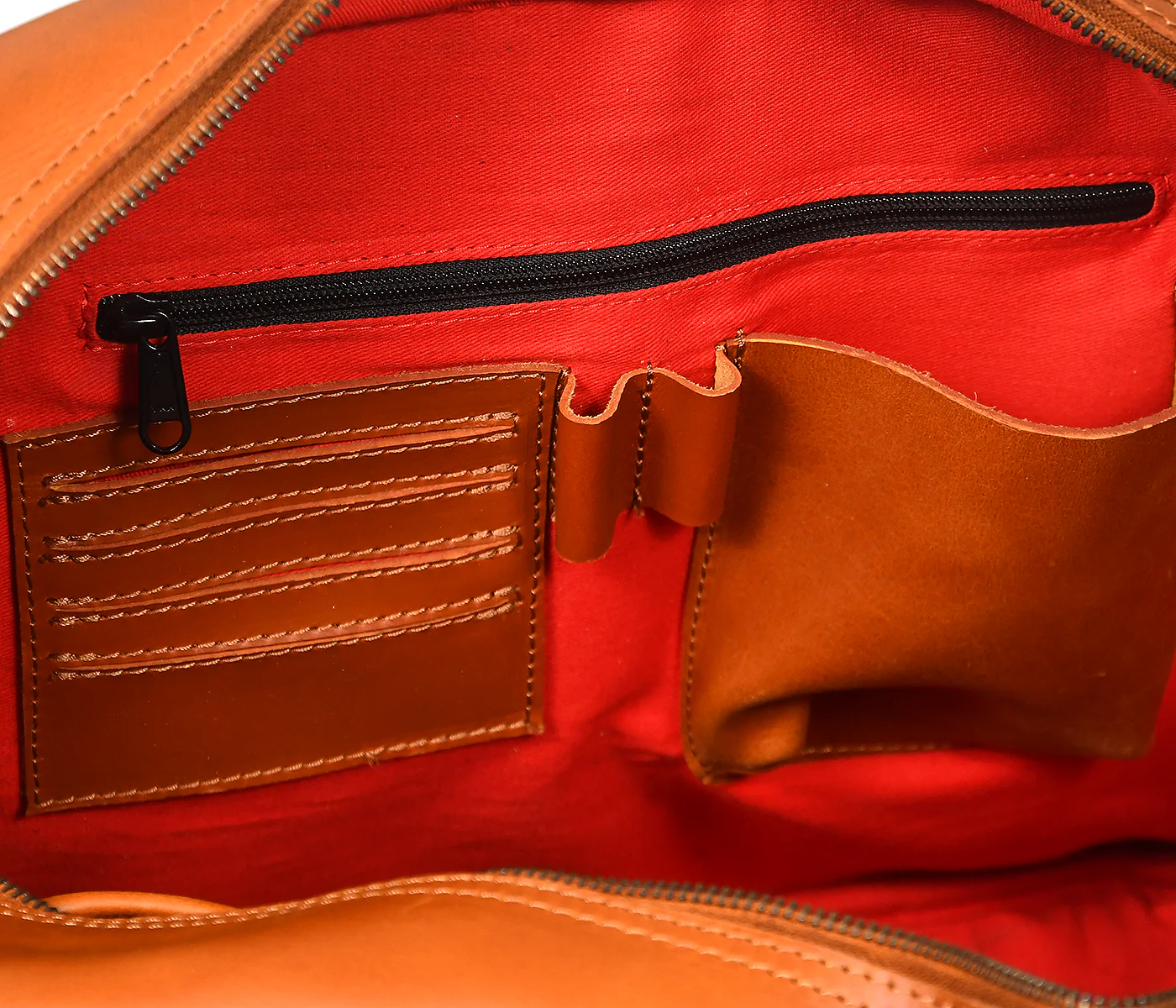 Unisex Leather Messenger & Travel Satchel Bag with Adjustable Shoulder Strap - Image 8