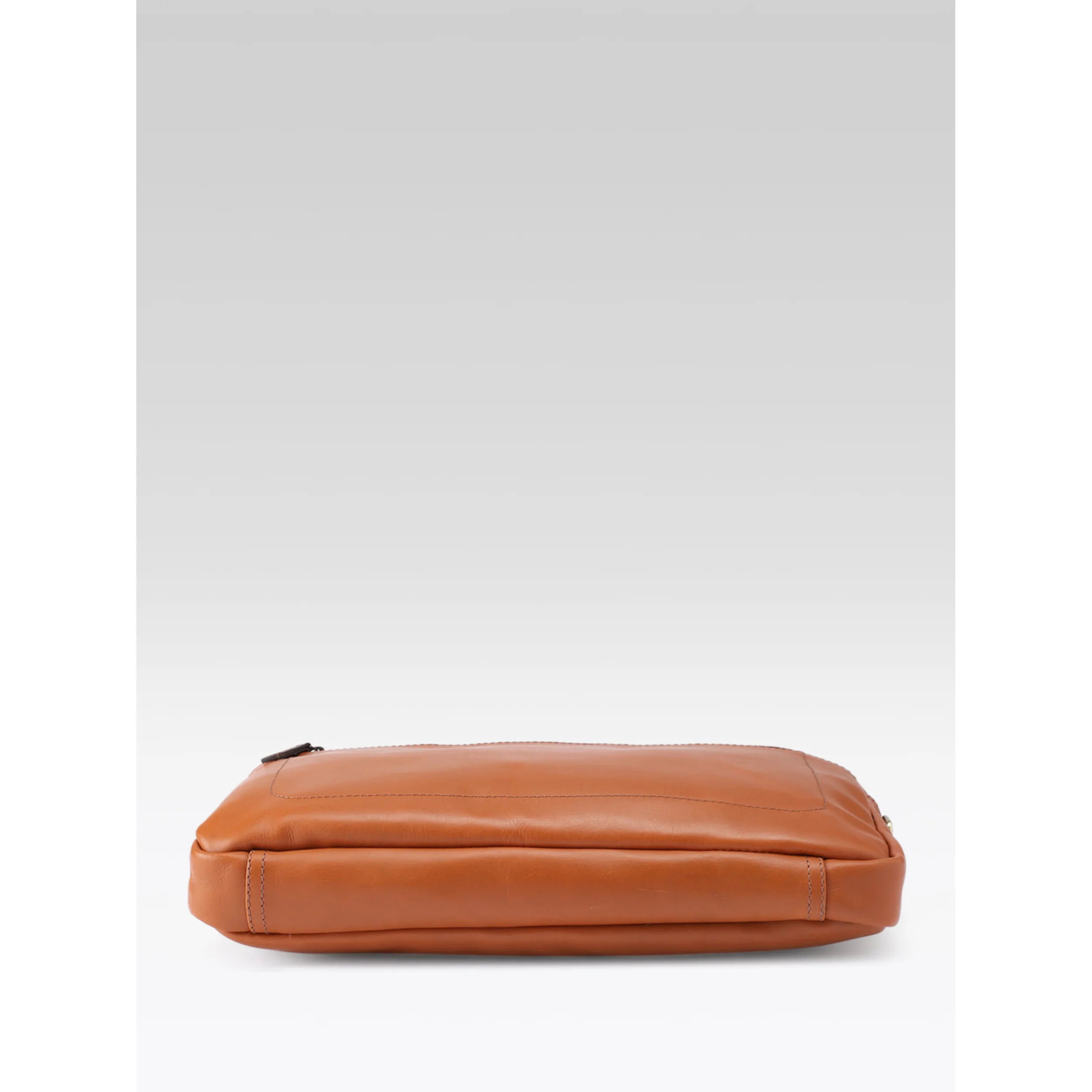 Premium Genuine Leather Business Messenger Laptop Bag - Image 4