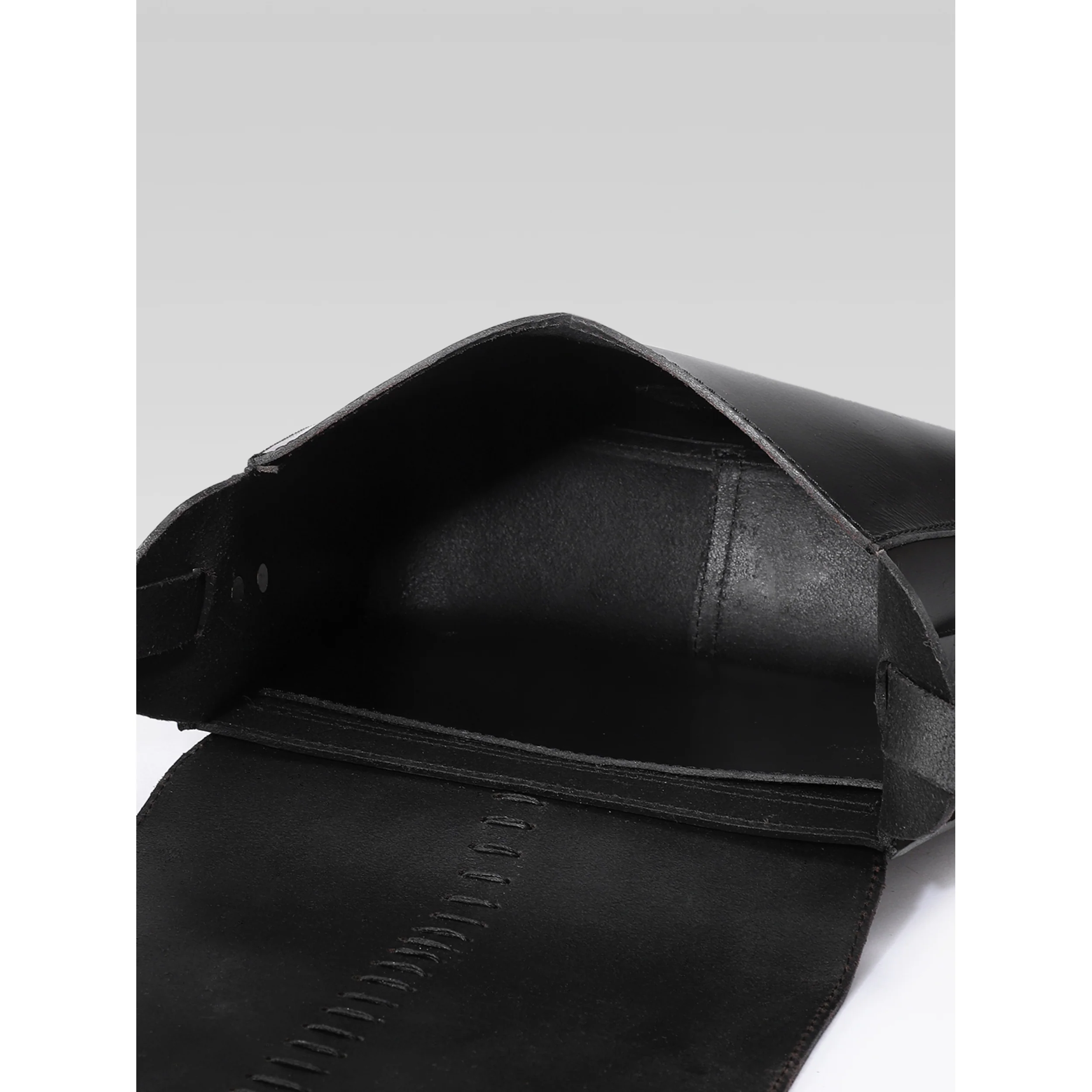 Premium Genuine Leather Sling Bag with Hand-Stitched Detail & Adjustable Strap - Image 10
