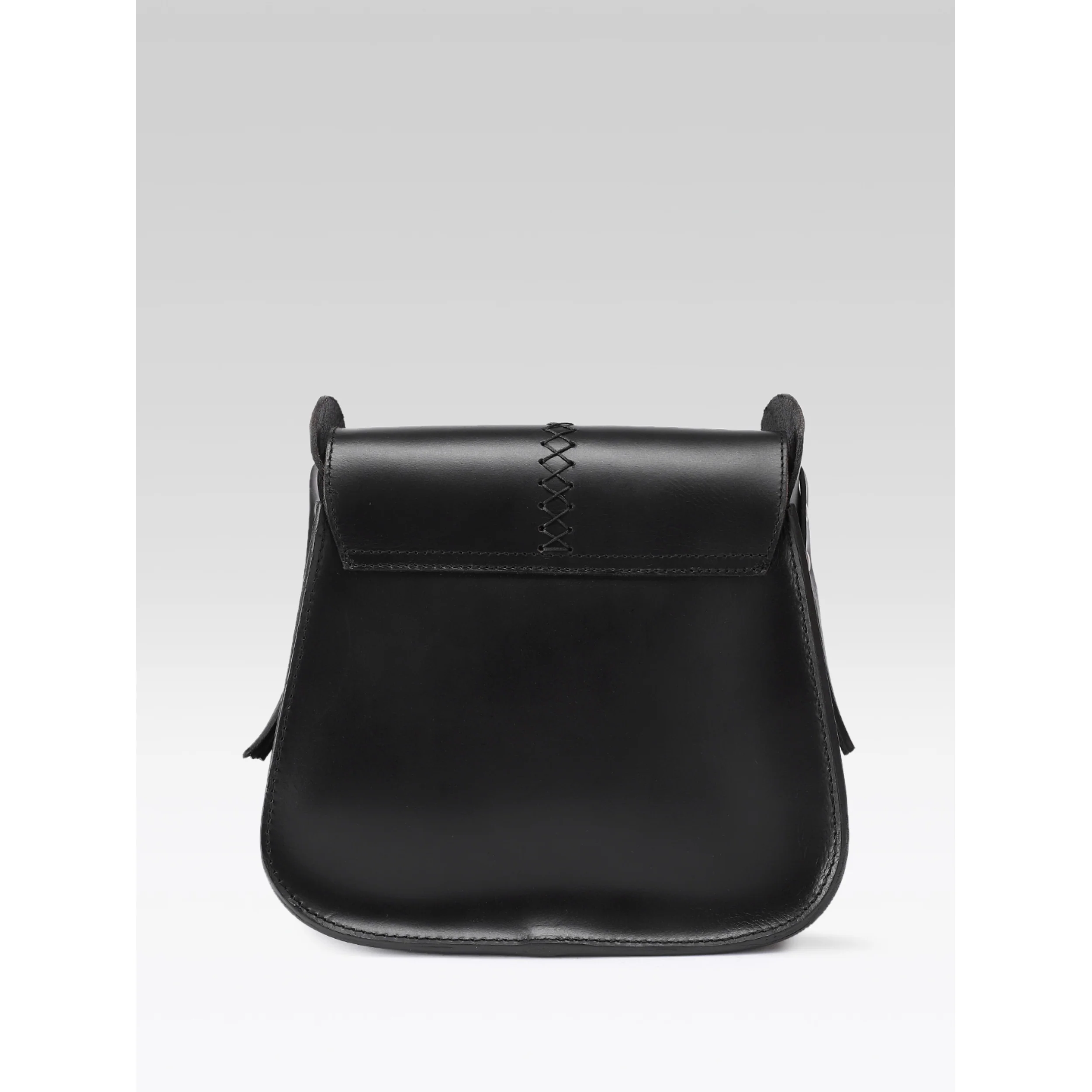 Premium Genuine Leather Sling Bag with Hand-Stitched Detail & Adjustable Strap - Image 7