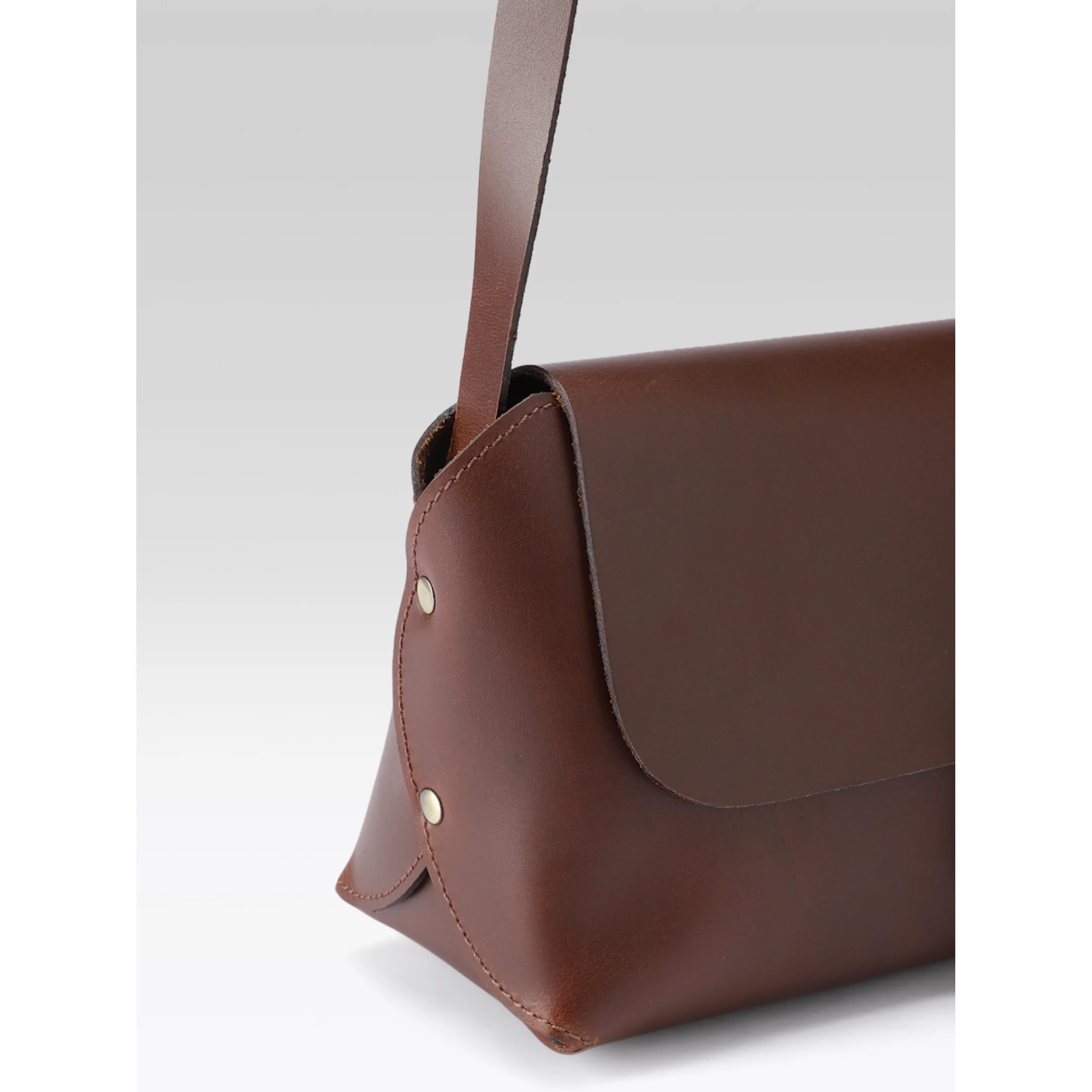 Premium Genuine Leather Sling Bag with Ring-Flap Design - Image 8