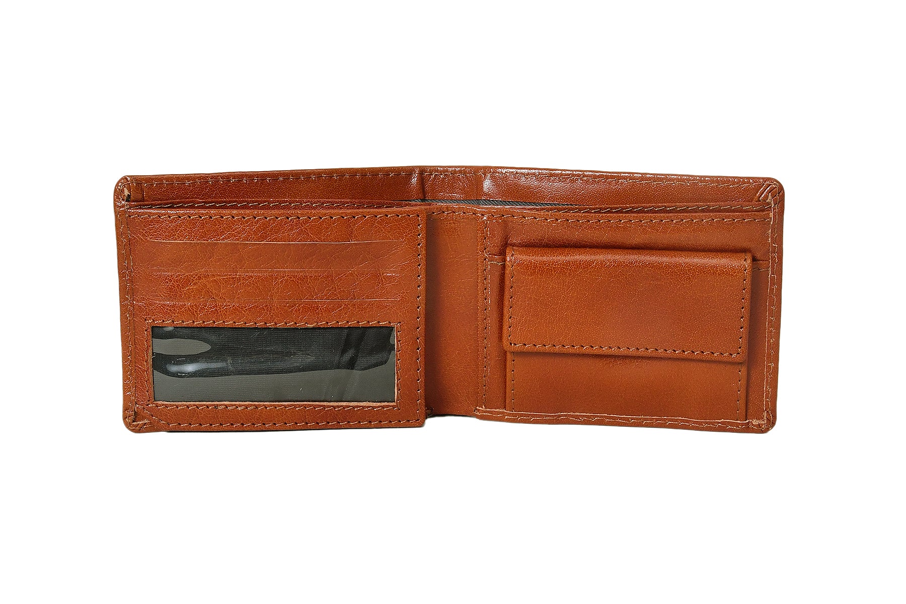Premium Genuine Leather Men's Wallet with Coin Pocket - Image 3