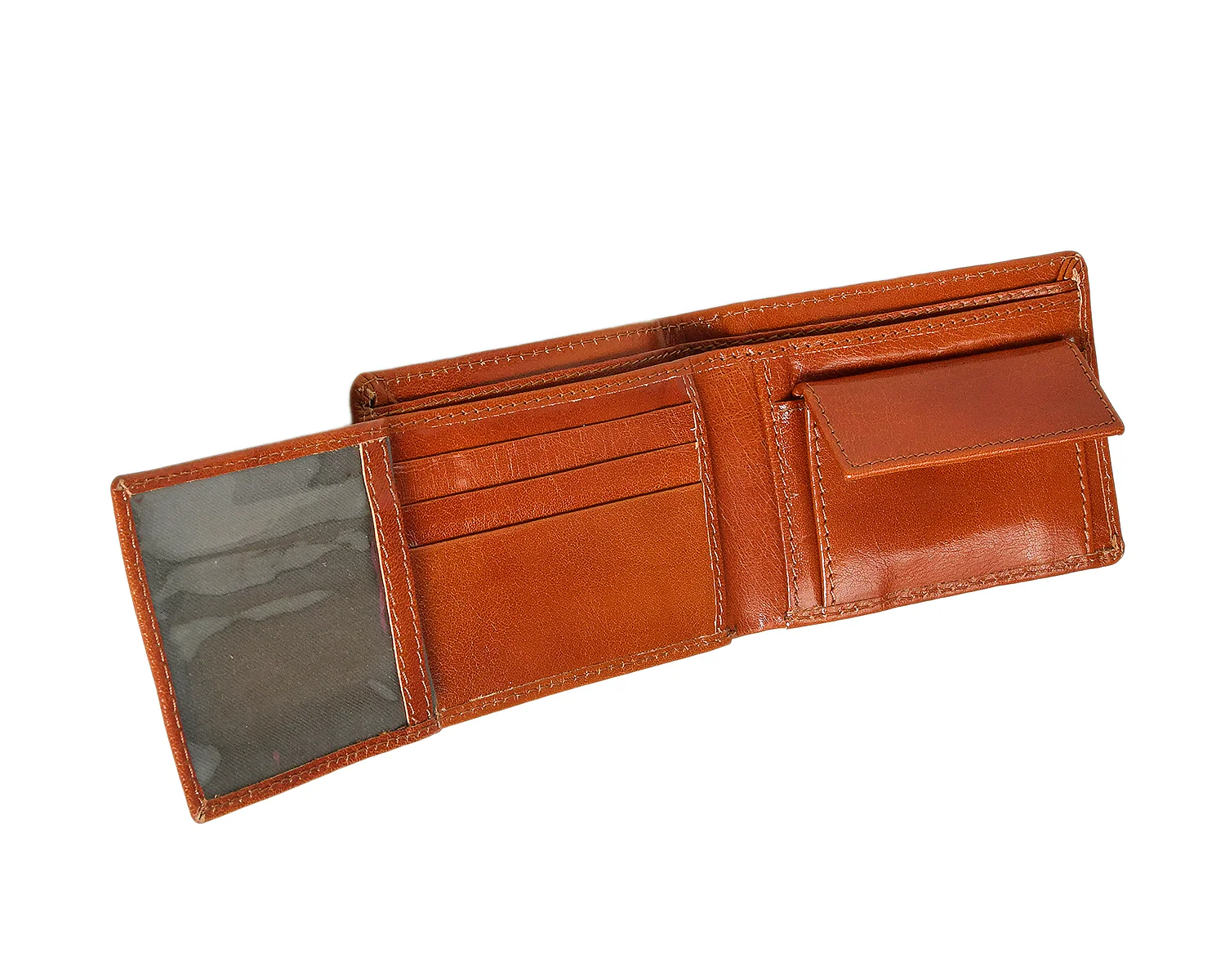 Premium Genuine Leather Men's Wallet with Coin Pocket - Image 6