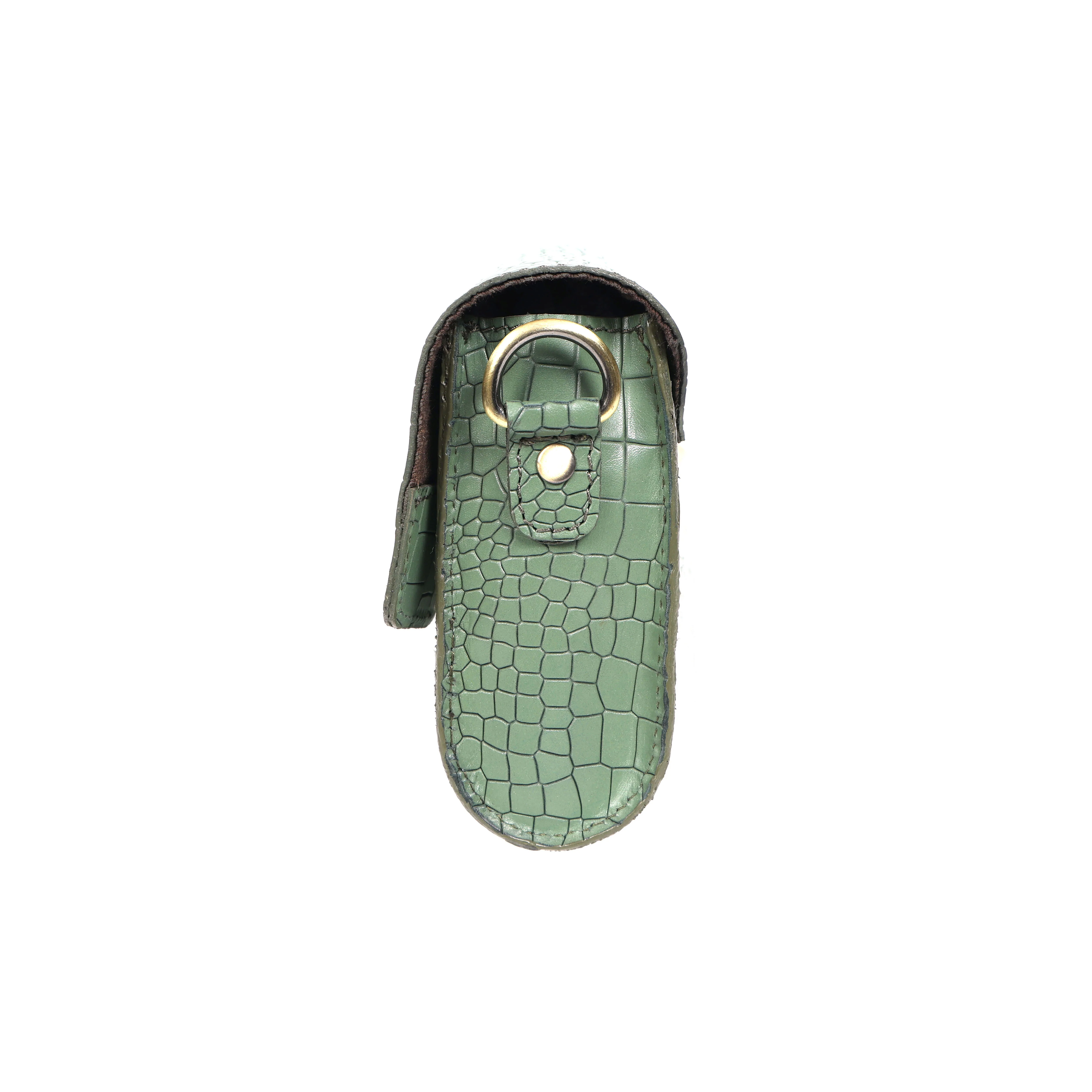 Premium Textured Leather Flap Sling Bag with Adjustable Strap & Inner Zip Pocket - Image 14