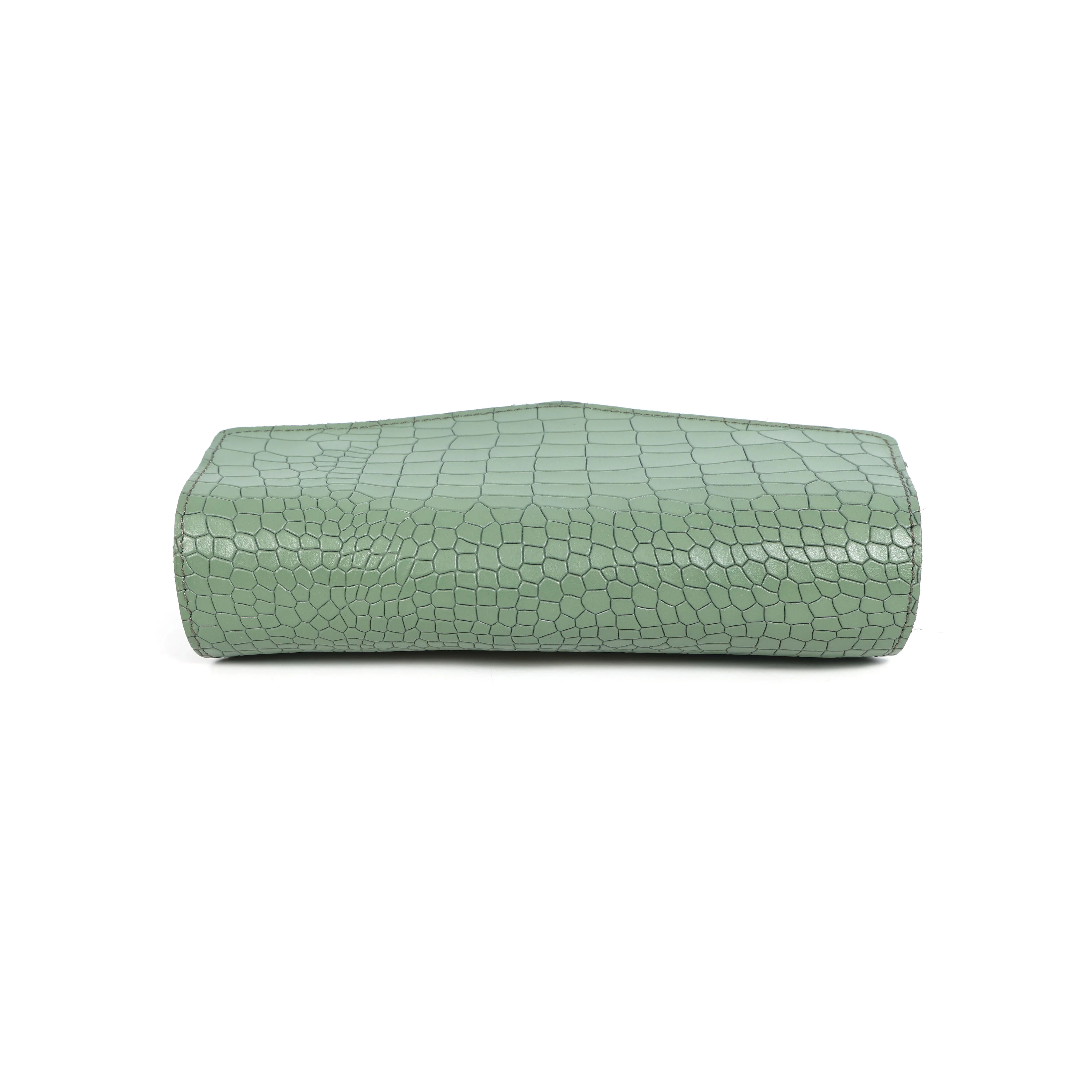 Premium Textured Leather Flap Sling Bag with Adjustable Strap & Inner Zip Pocket - Image 15