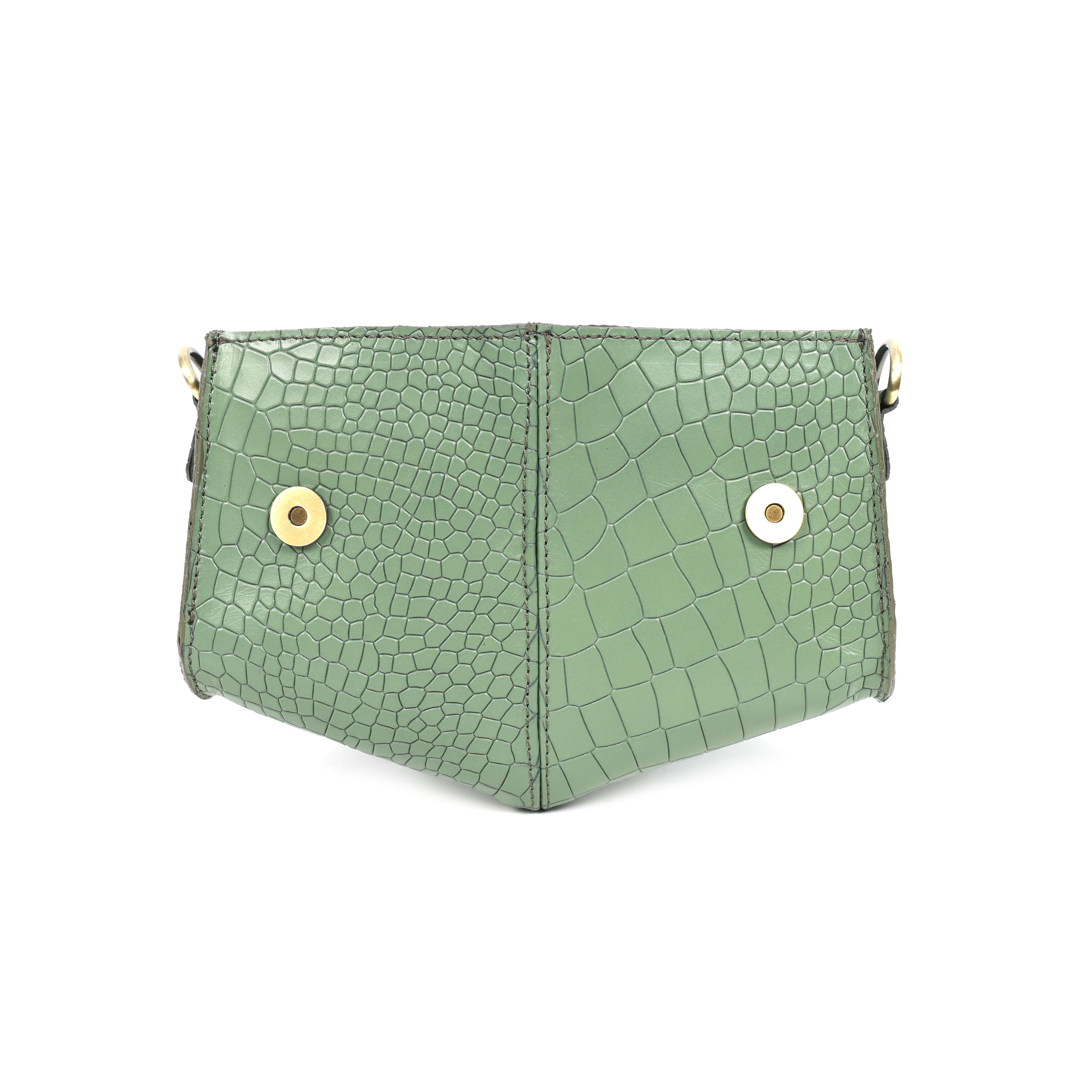 Premium Textured Leather Flap Sling Bag with Adjustable Strap & Inner Zip Pocket - Image 17