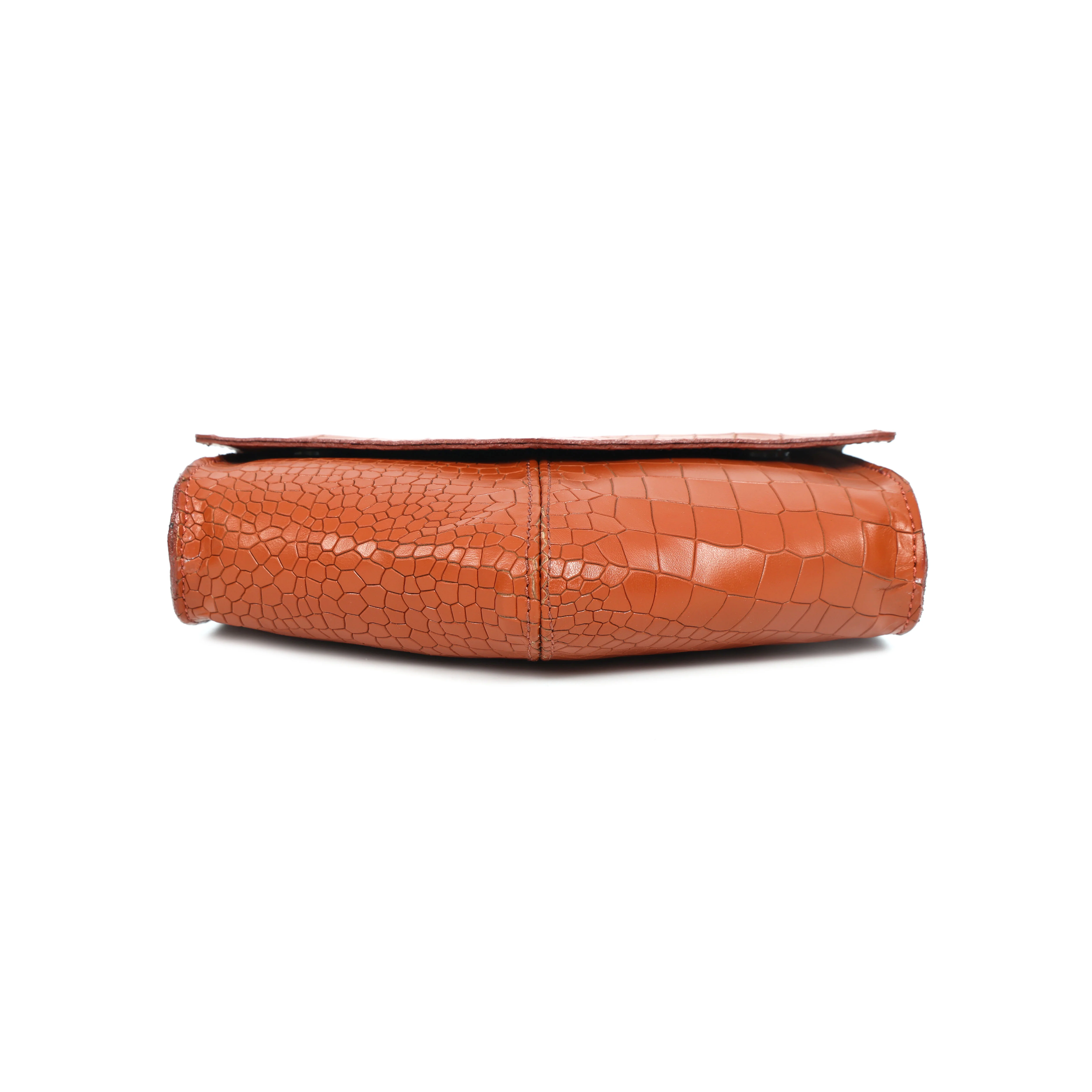 Premium Textured Leather Flap Sling Bag with Adjustable Strap & Inner Zip Pocket - Image 28