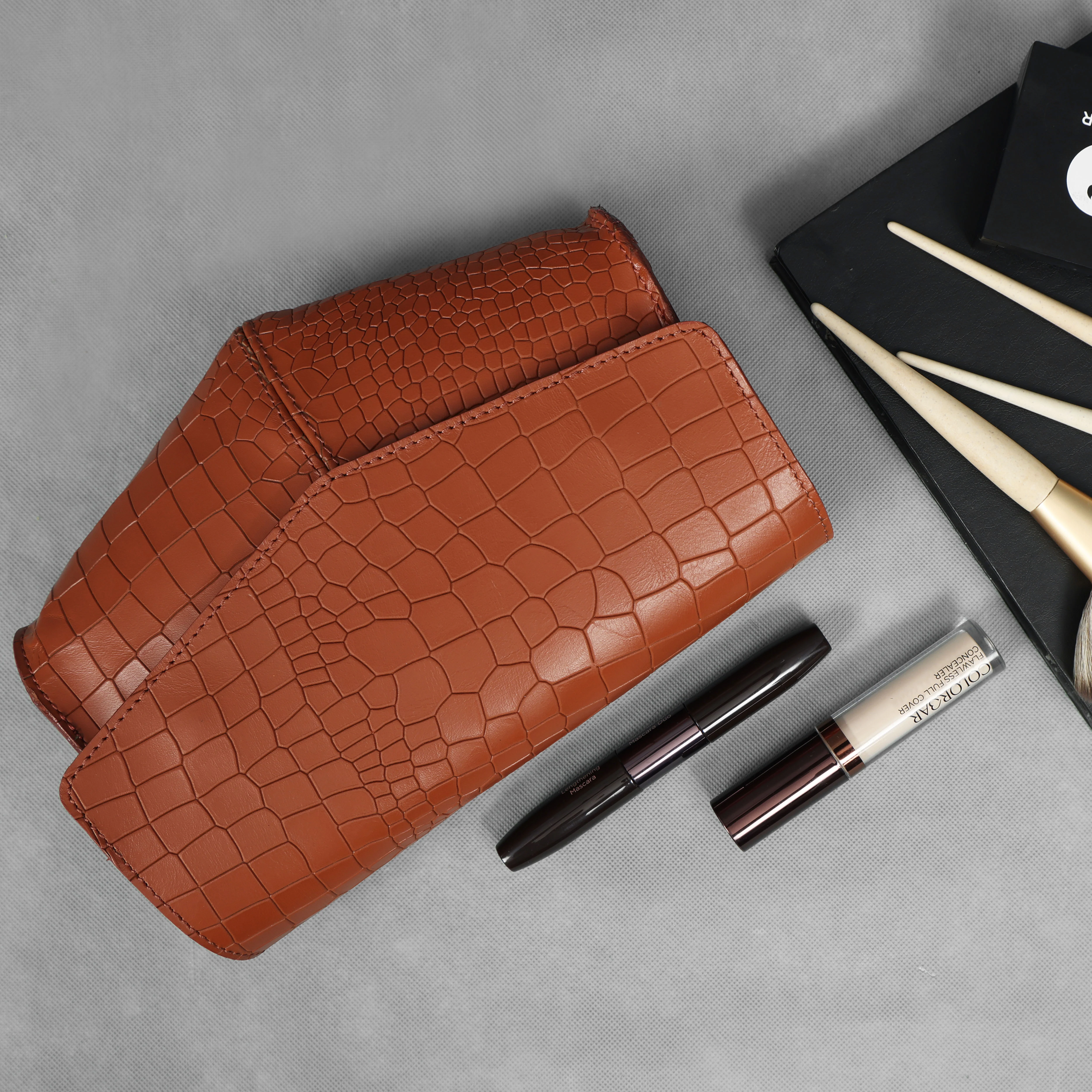Premium Textured Leather Flap Sling Bag with Adjustable Strap & Inner Zip Pocket - Image 31