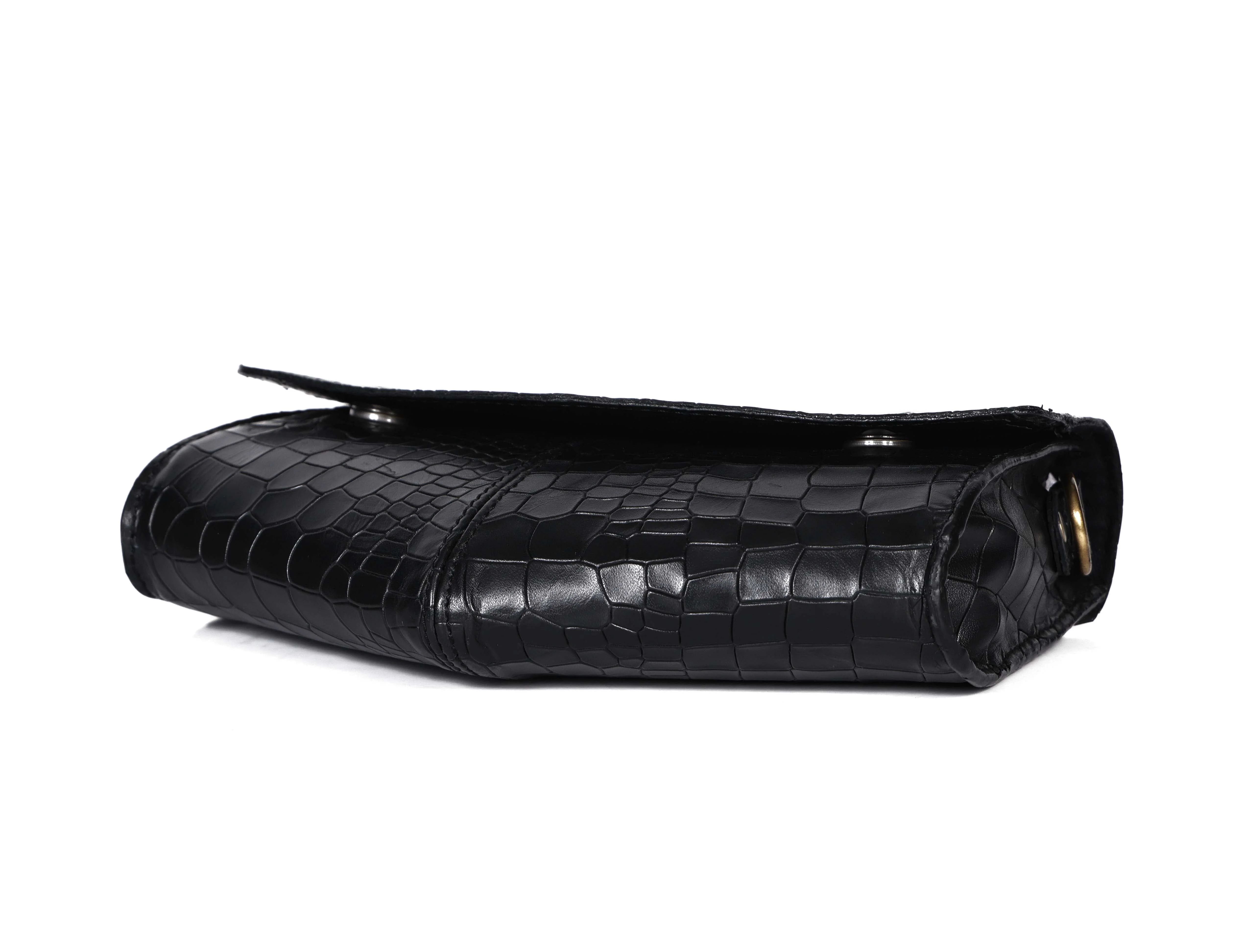 Premium Textured Leather Flap Sling Bag with Adjustable Strap & Inner Zip Pocket - Image 8