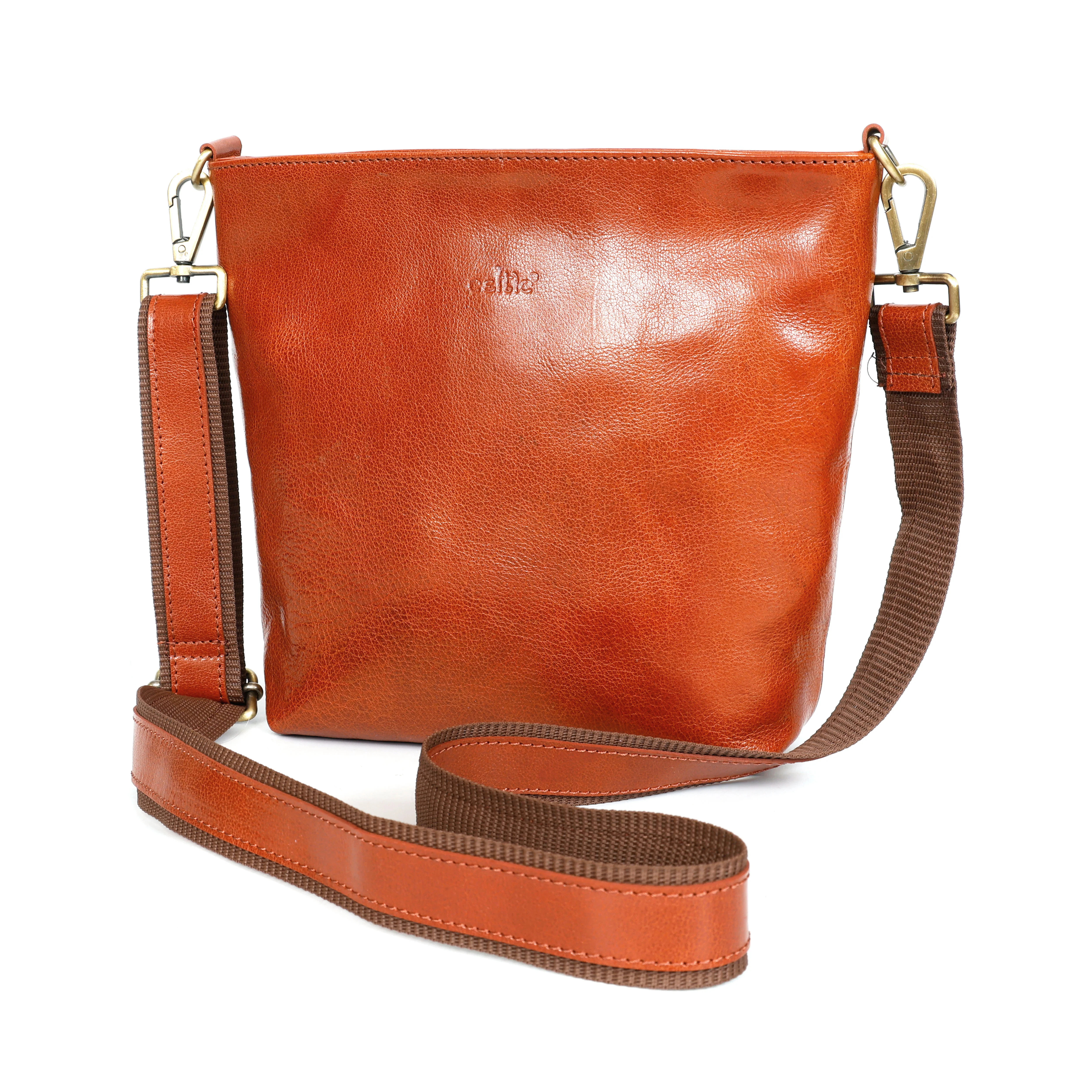 Premium Genuine Leather Crossbody Sling Bag | Multi-Pocket | Adjustable Strap - Image 2