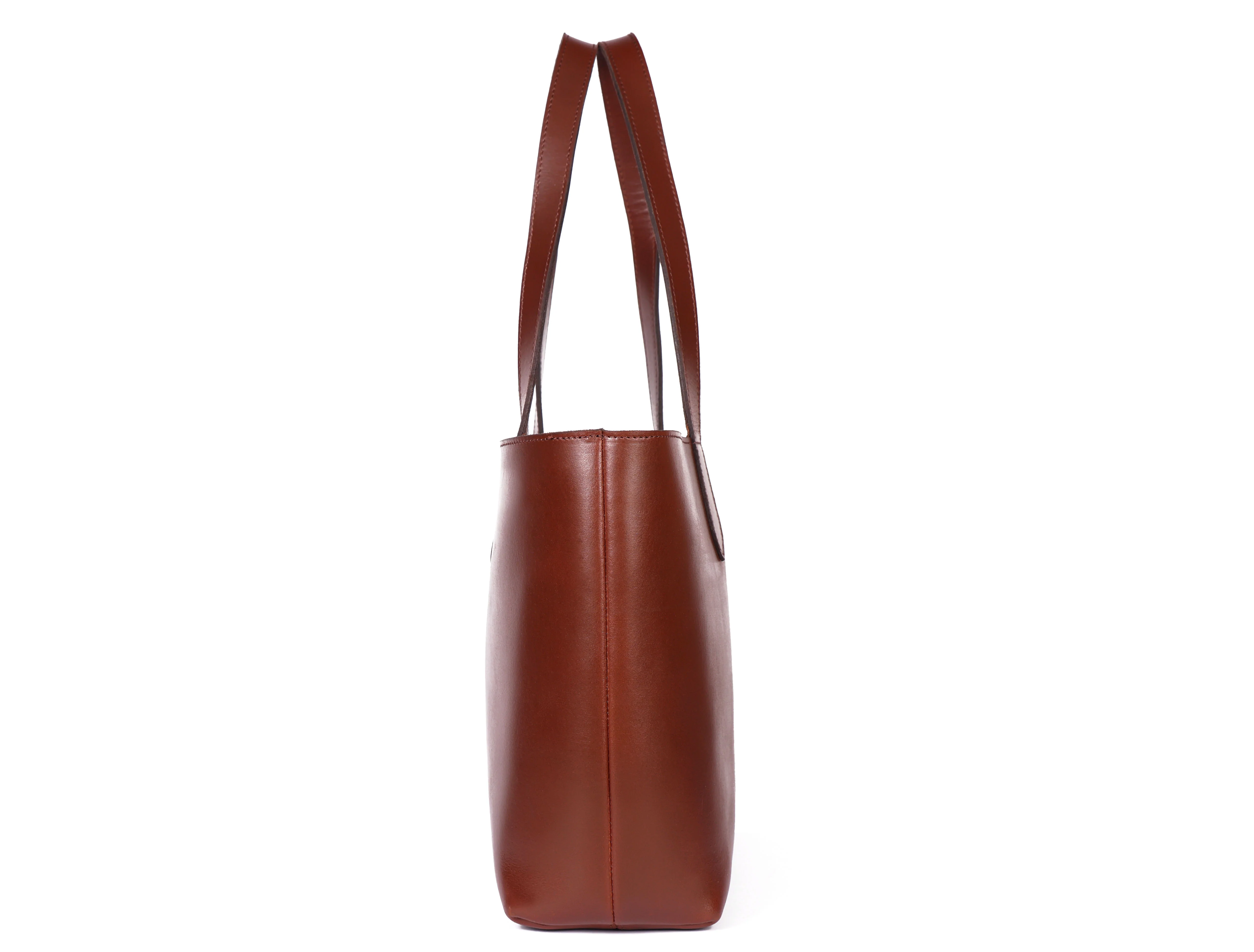 Premium Genuine Leather Tote Bag for Women | Spacious Shoulder Handbag - Image 3