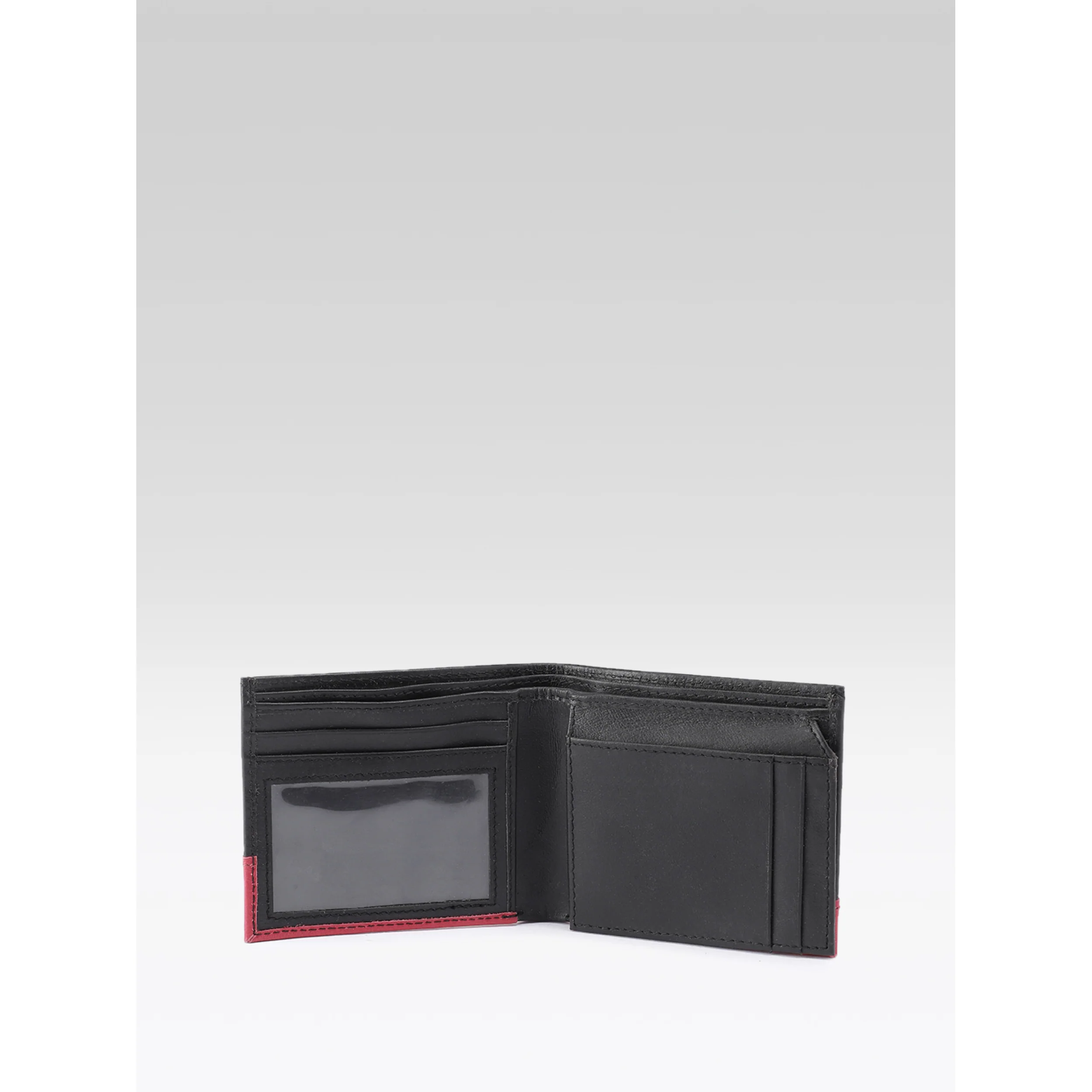 Premium Black Leather Wallet for Men | with ID Window & Secure Coin Pocket - Image 5