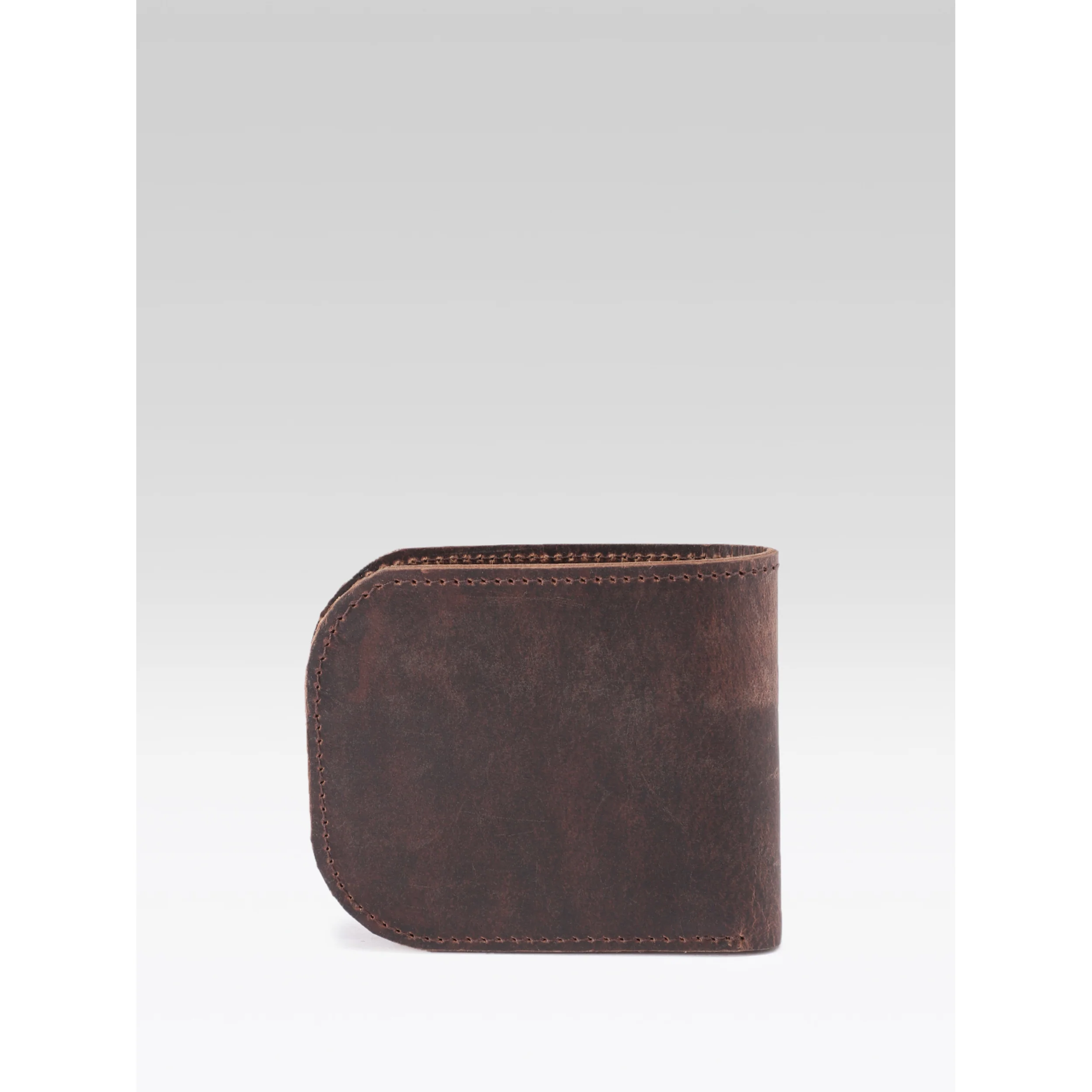 Premium Dual tone Genuine Leather Slim Bi-Fold Wallet - Image 3
