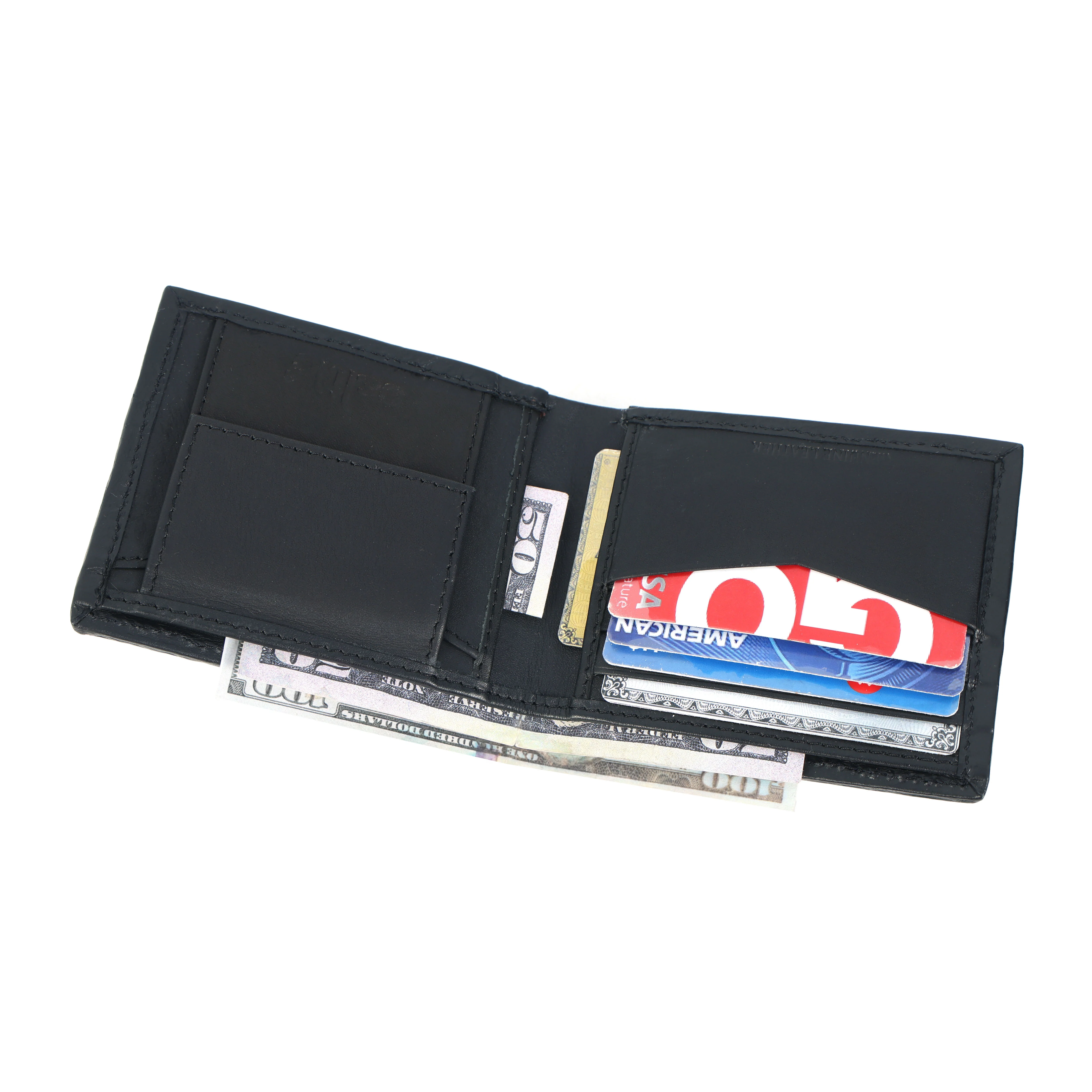 Celtic Webbing Genuine Leather Bi-Fold Wallet - Image 6